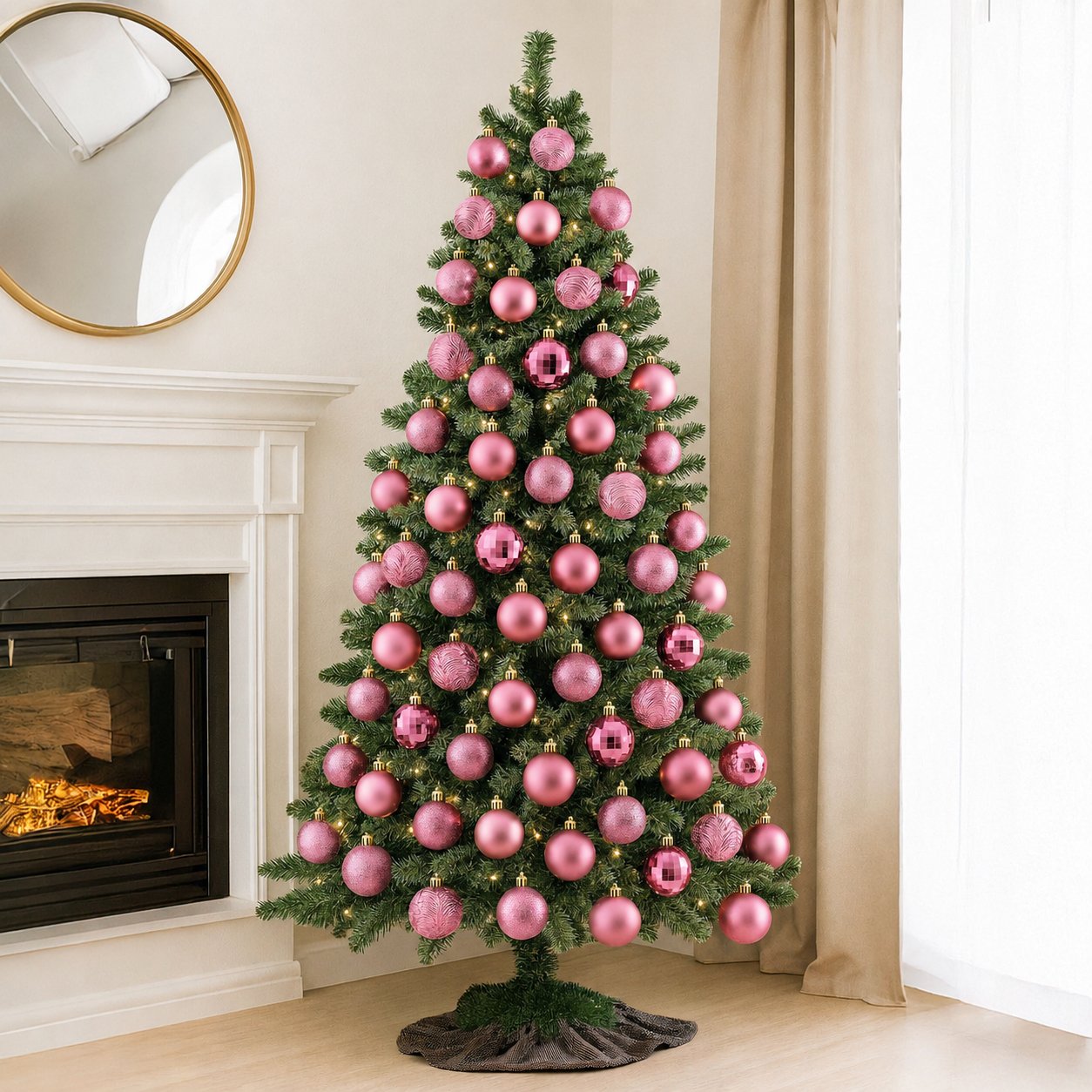 Neo 36PCS Christmas Tree Ornaments Set - Champagne