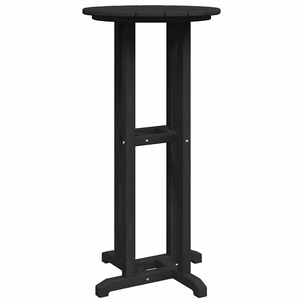 Walplus Round Bar Table - Black - 55 x 55 x 107 cm