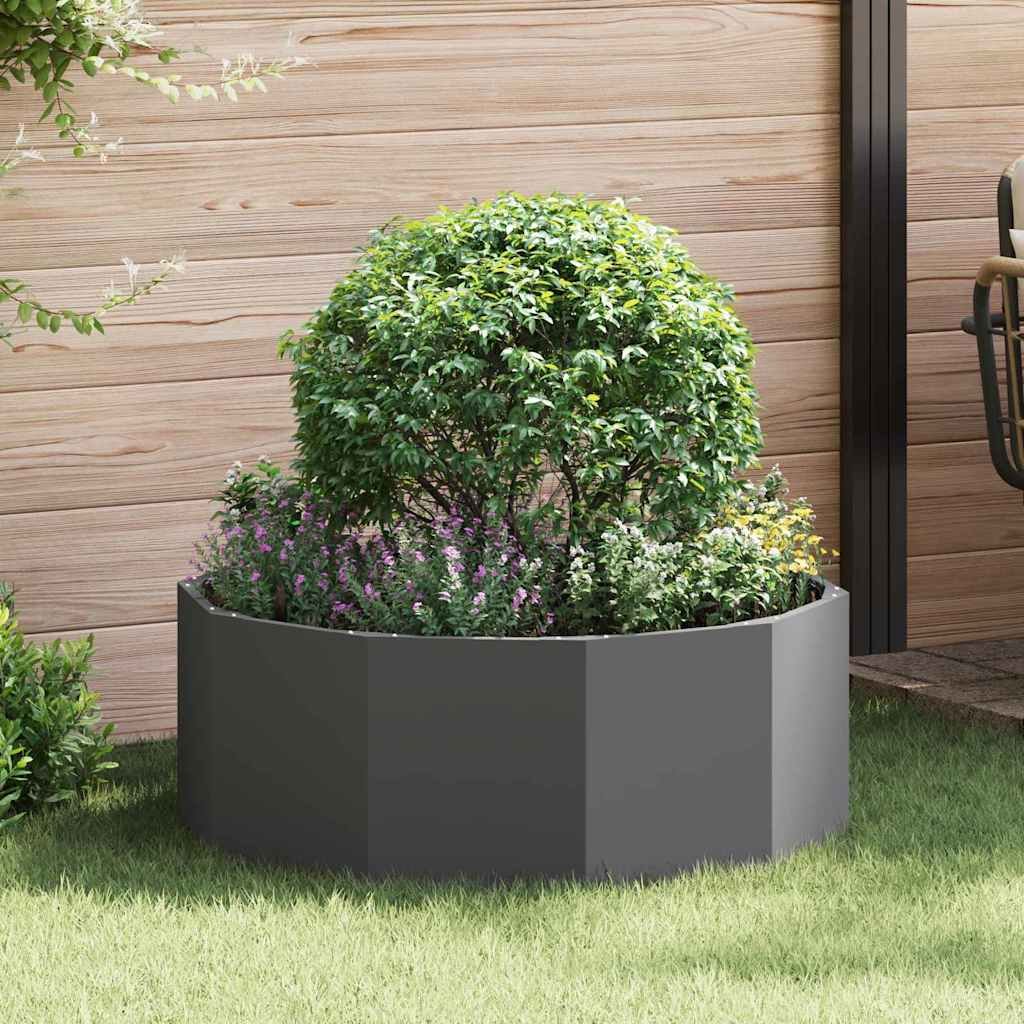 Walplus Steel Garden Planter - Black V2 - 90 x 90 x 35 cm