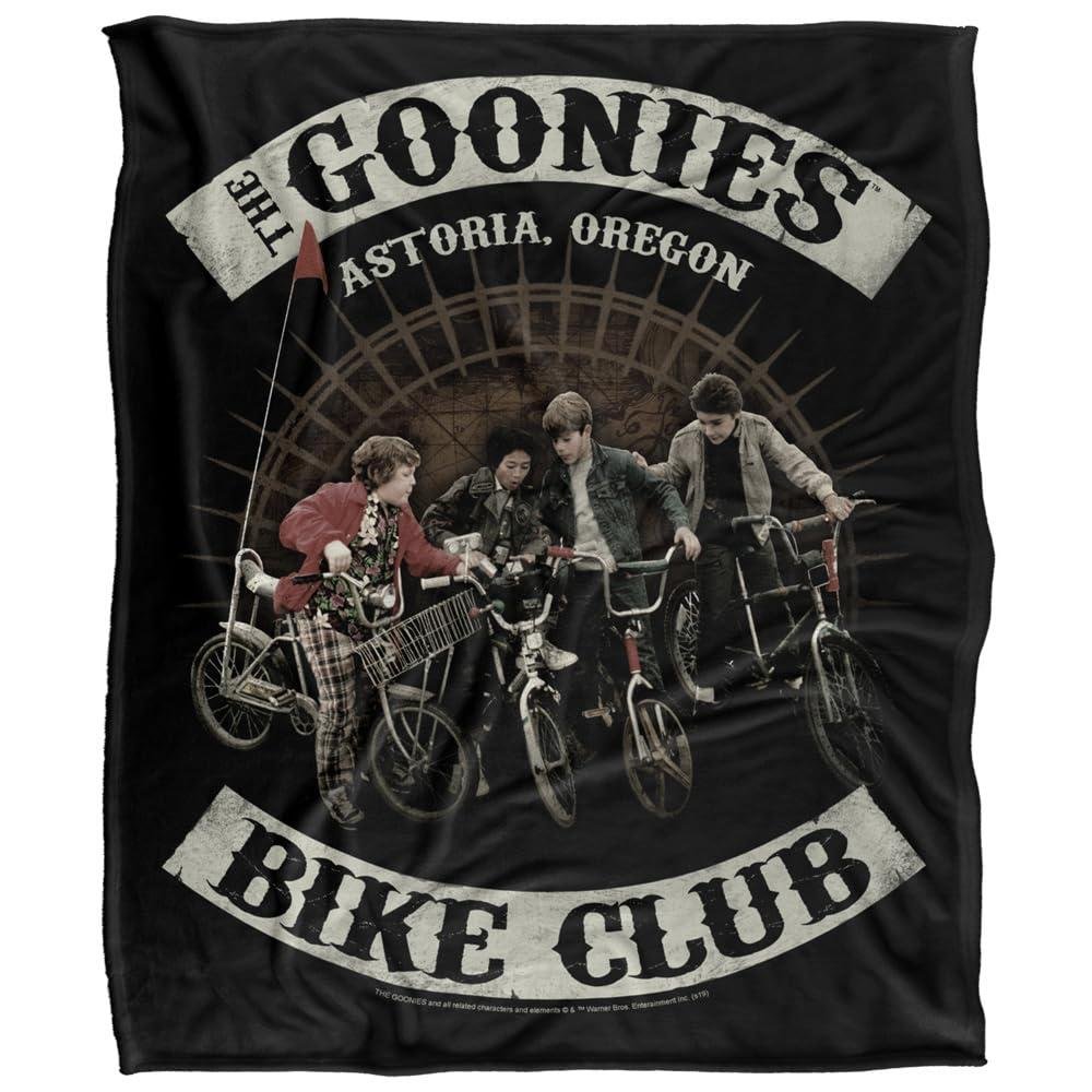 The Goonies Bike Club Soft Touch Blanket - 147cm x 91cm
