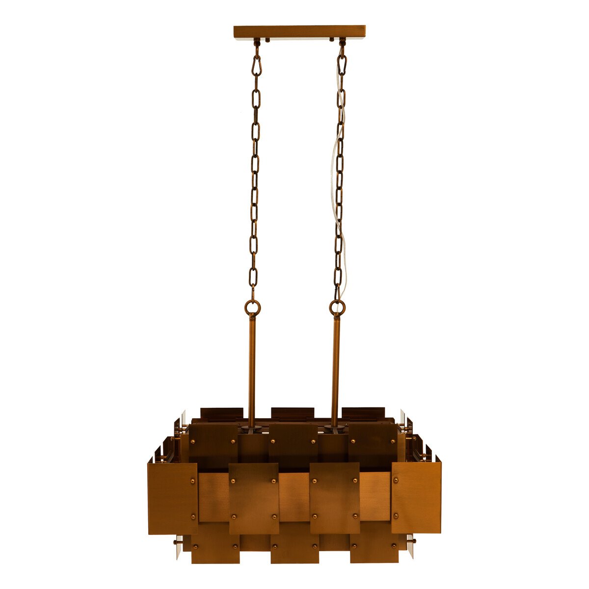 Orsina Karlo Metal Pendant Light - Brass