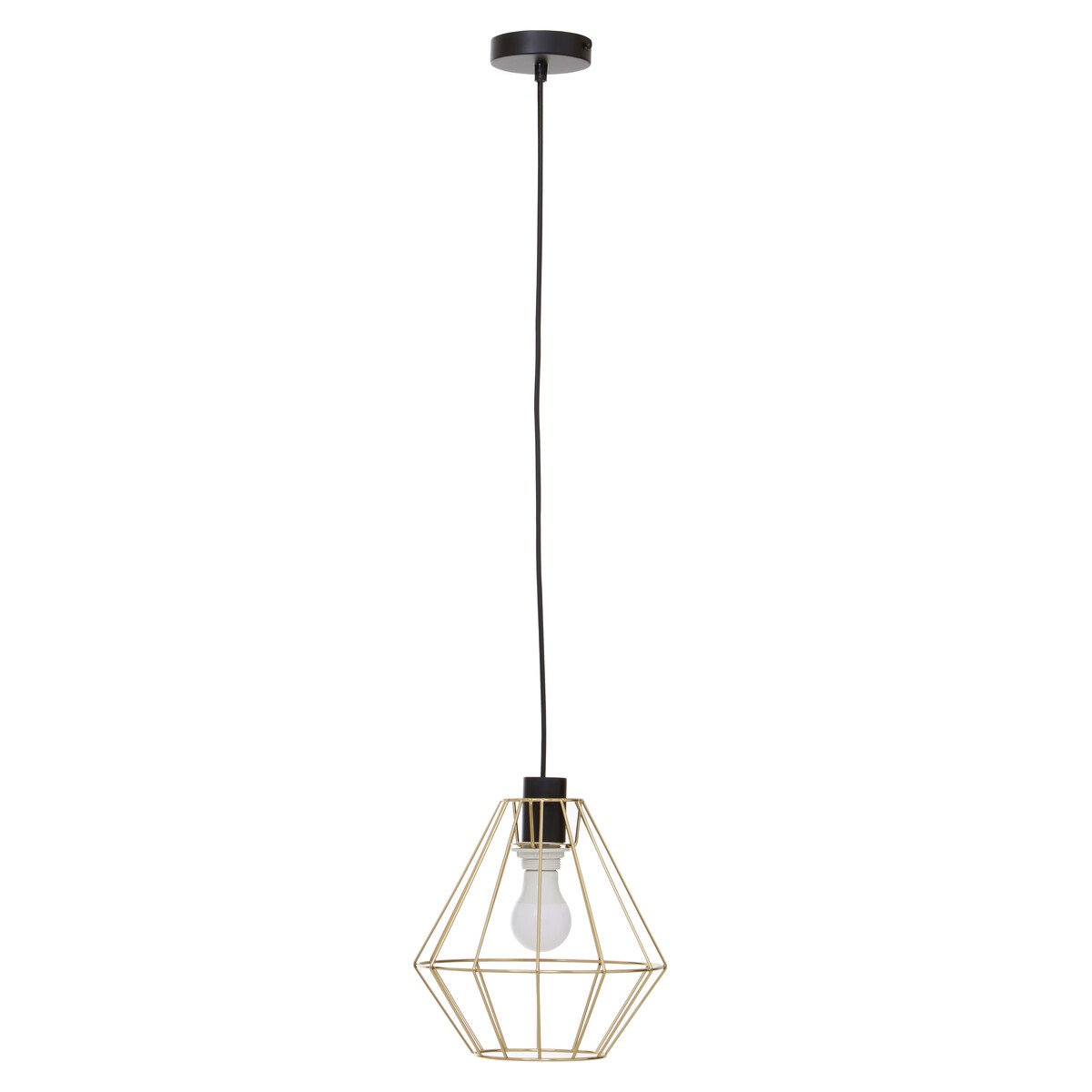 Orsina Wyra Cage Pendant Light - Champagne Gold