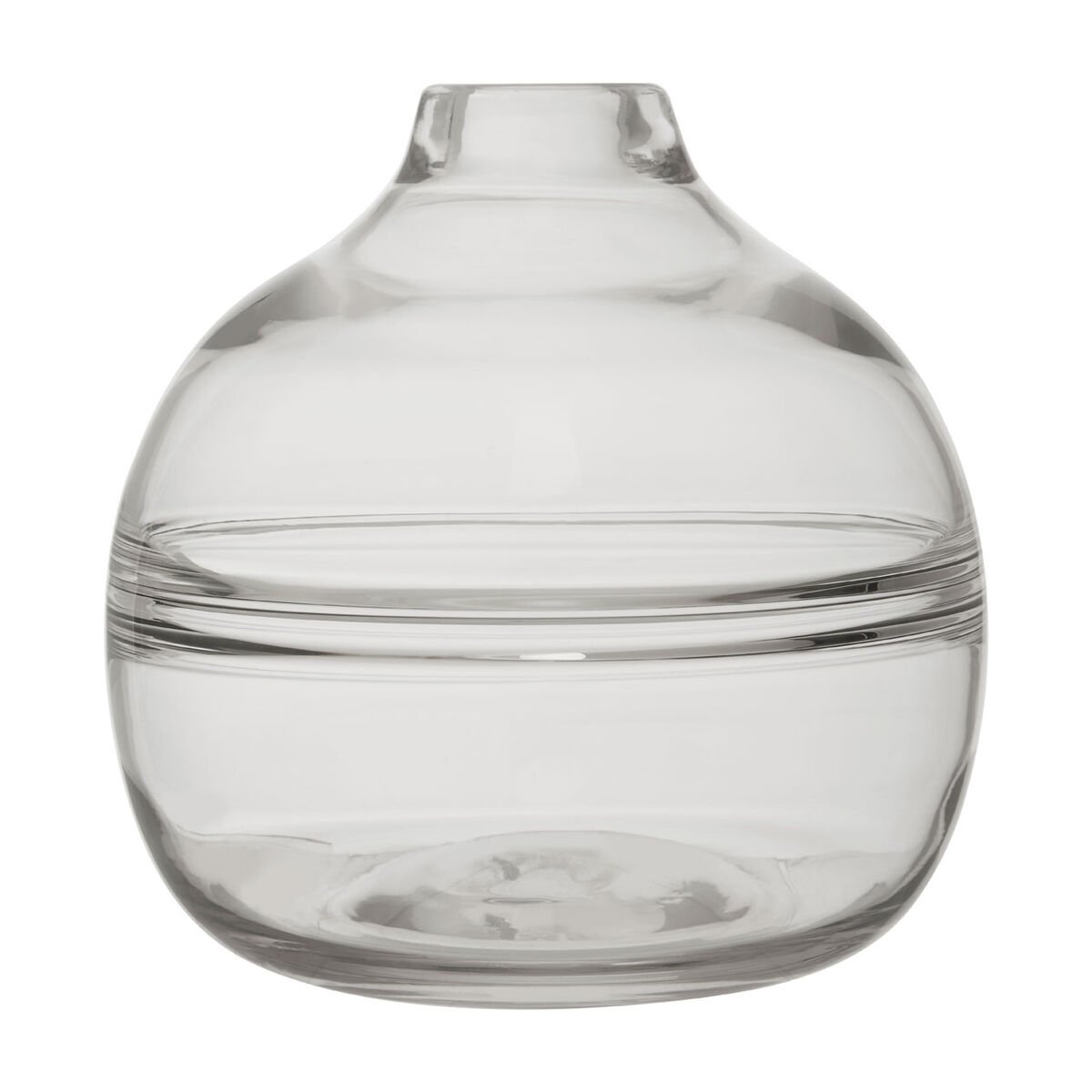 Orsina Optik Glass Vase - Clear