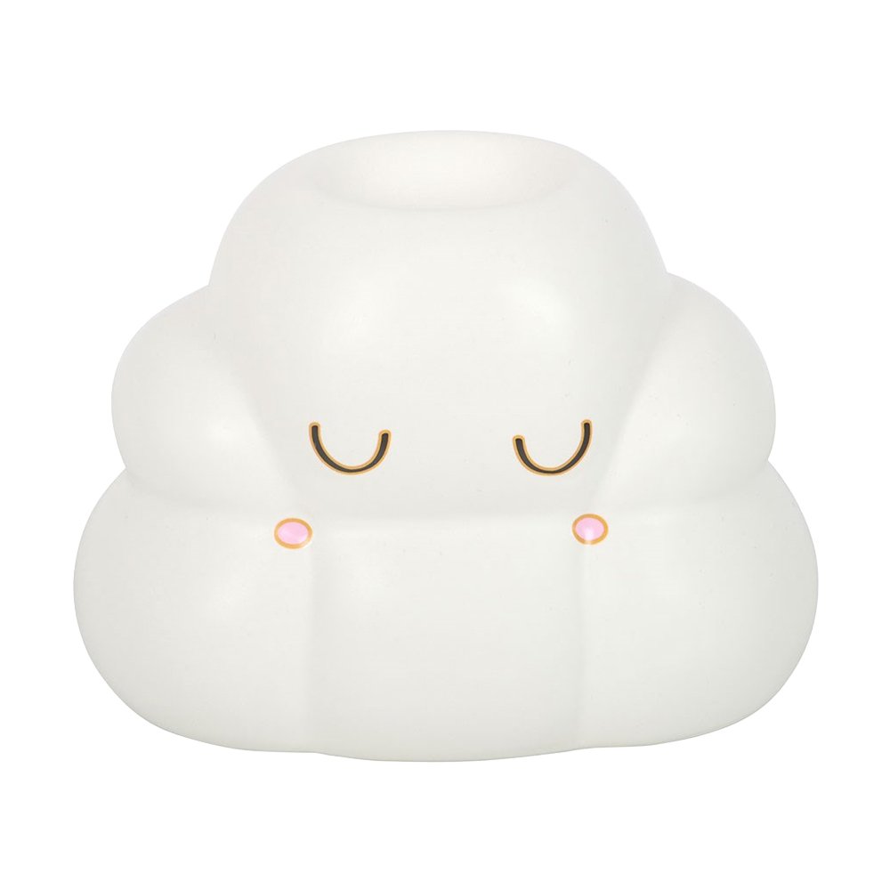 Something Different Rain Or Shine Cloud Shaped Oil Burner - White