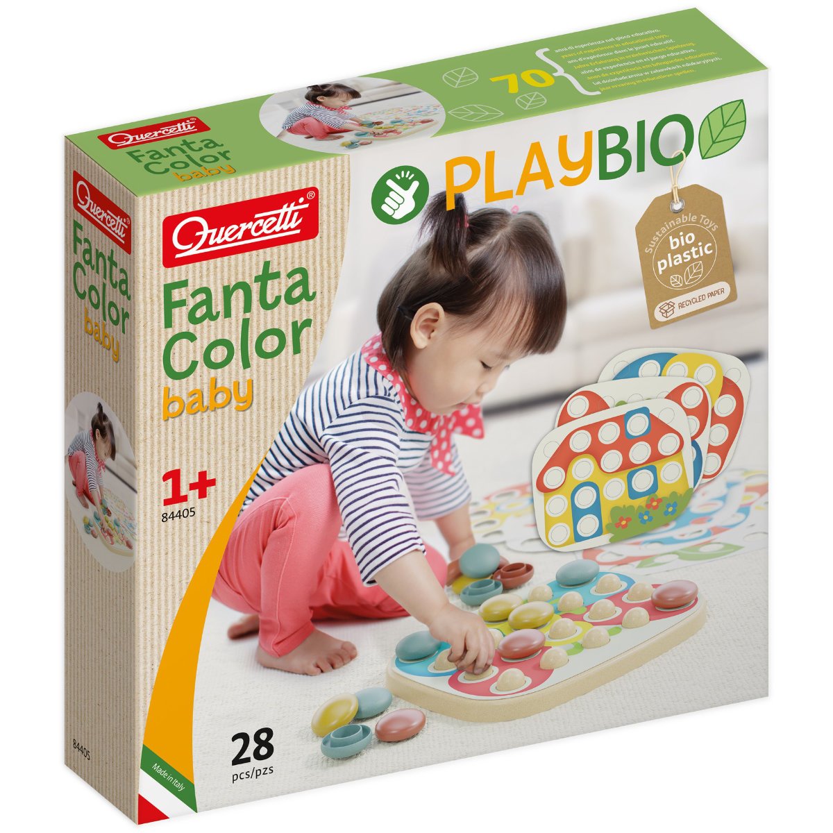 Quercetti Play Bio Fantacolour Baby Development Toy