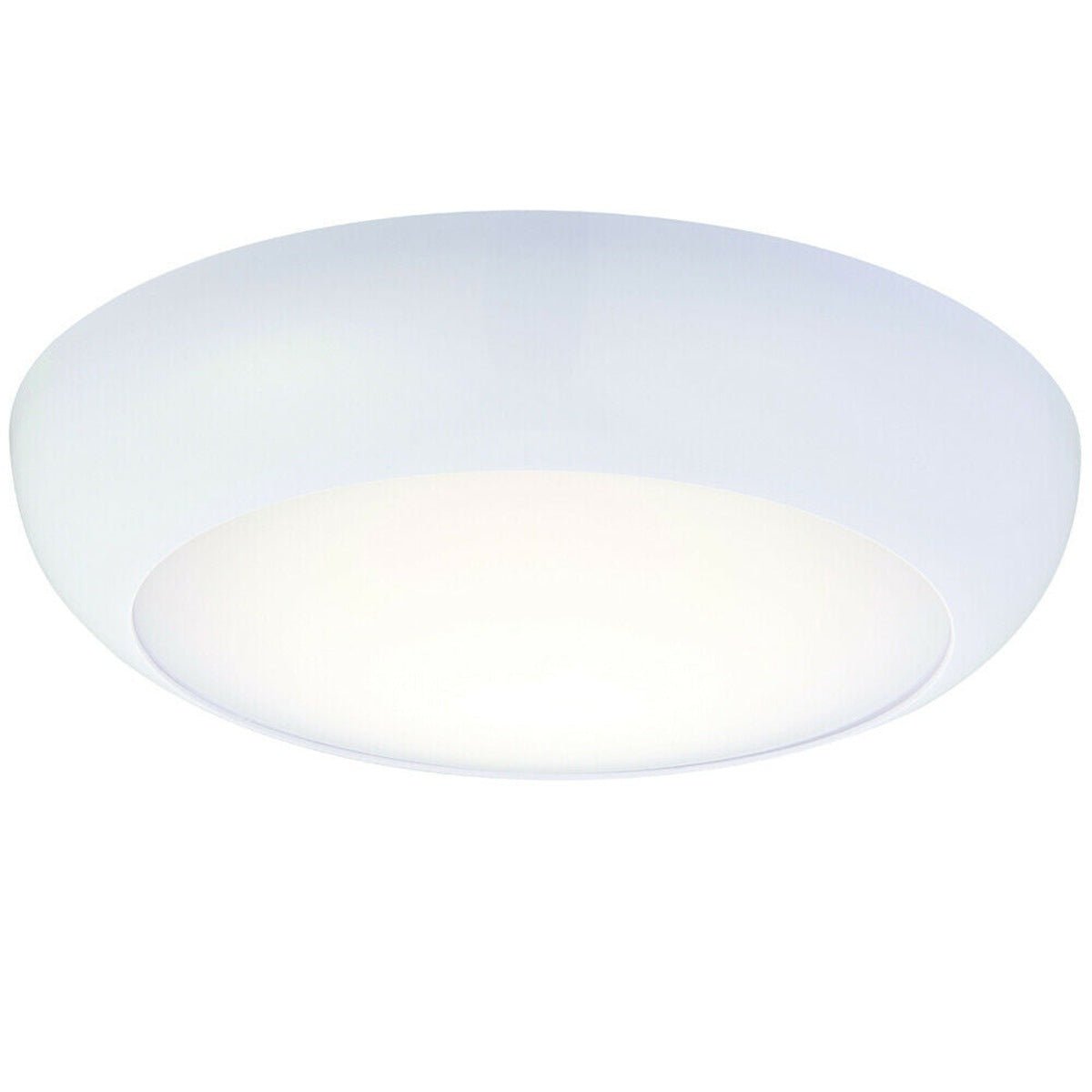 Loops Direct Polycarbonate LED Ceiling Light - White