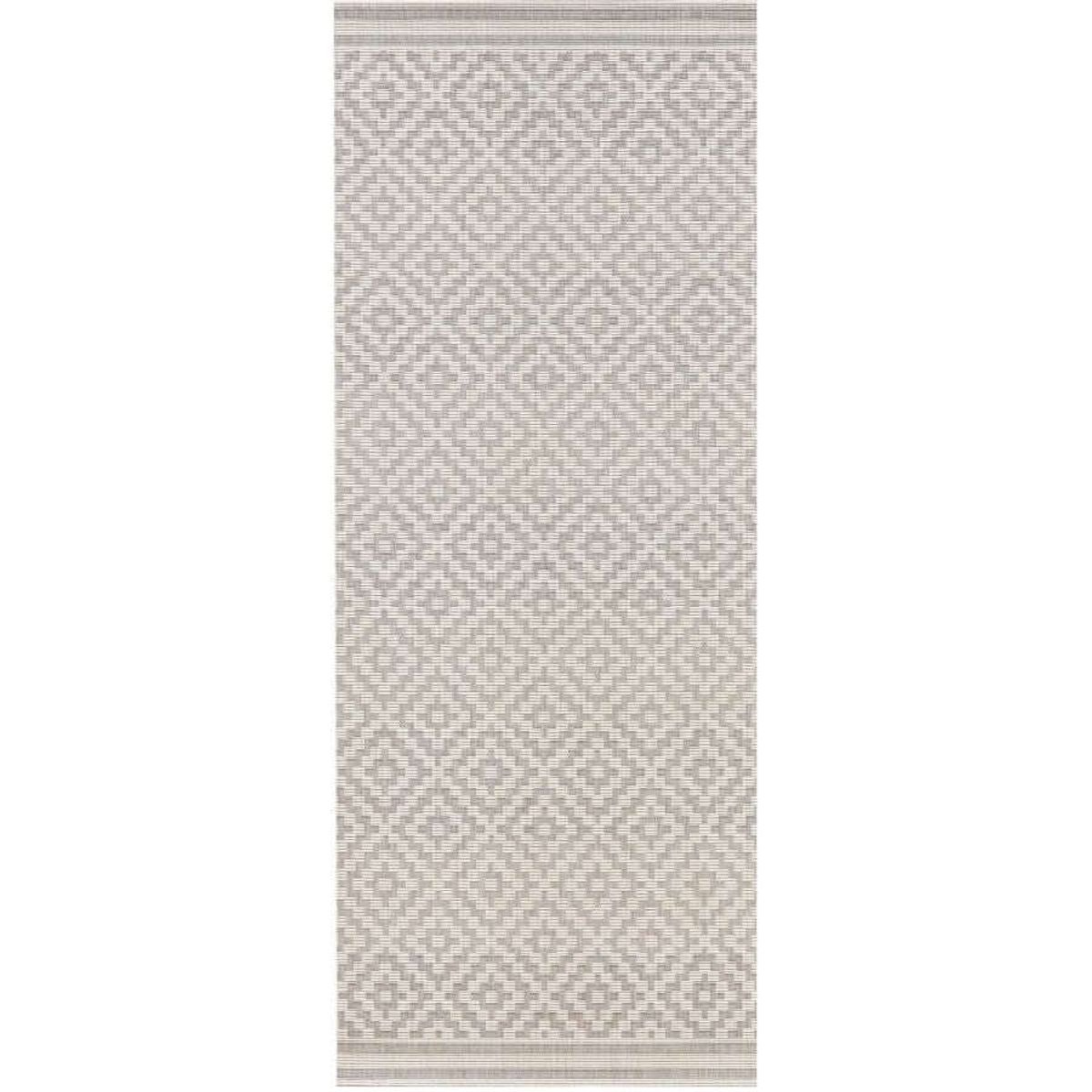 Hanse Home Cream Raute Diamond Indoor Outdoor Runner Rug - 80 x 200cm