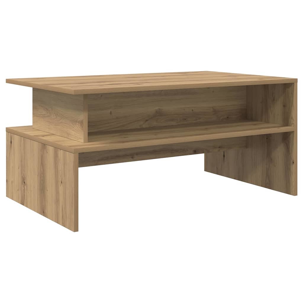 Walplus Engineered Wood Coffee Table - Artisan Oak - 90 x 55 x 42.5 cm