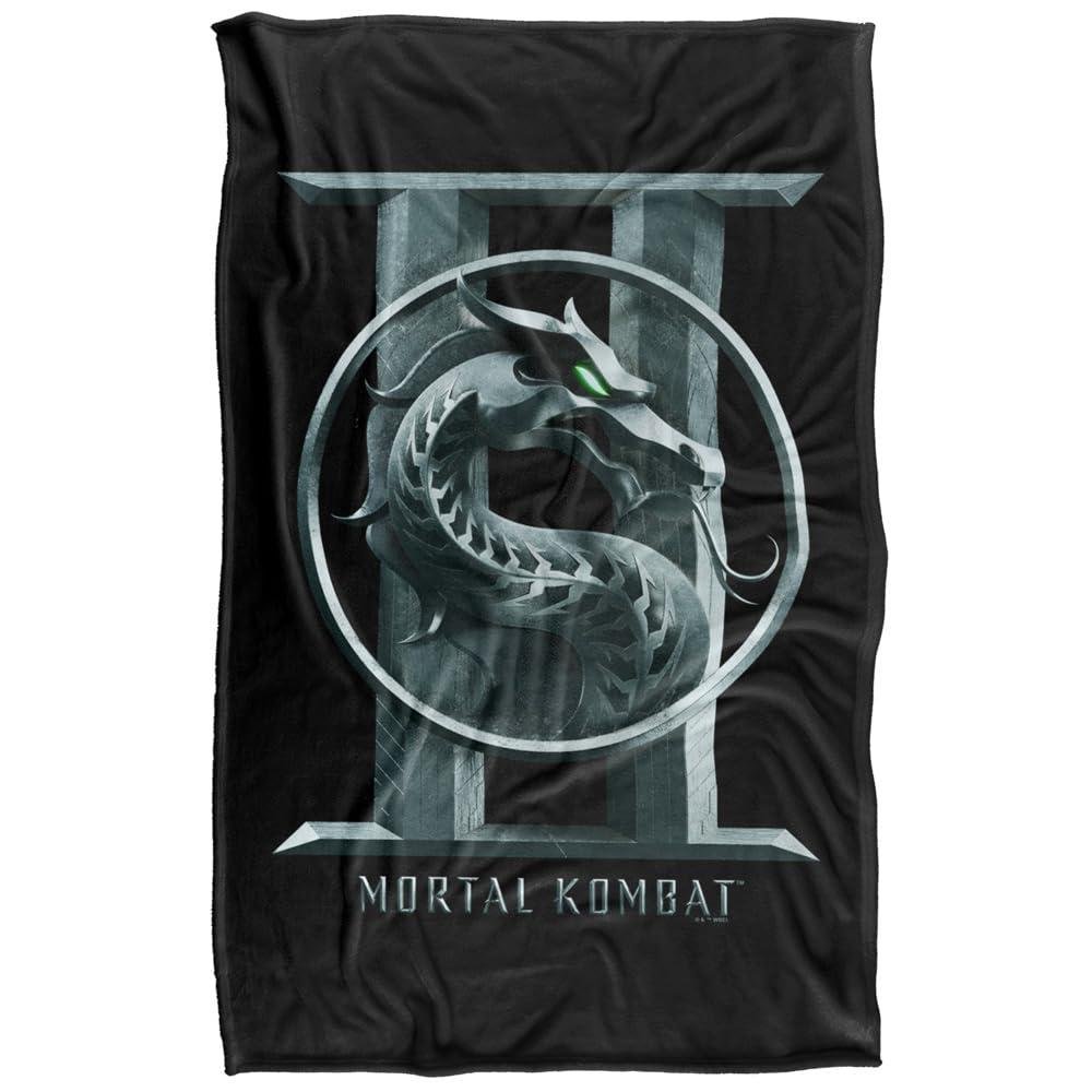 Mortal Kombat 2 Seal Logo Blanket - 147cm x 91cm