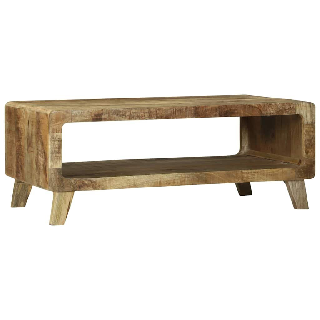 Walplus Solid Mango Wood Coffee Table - Brown - 90 x 50 x 35 cm