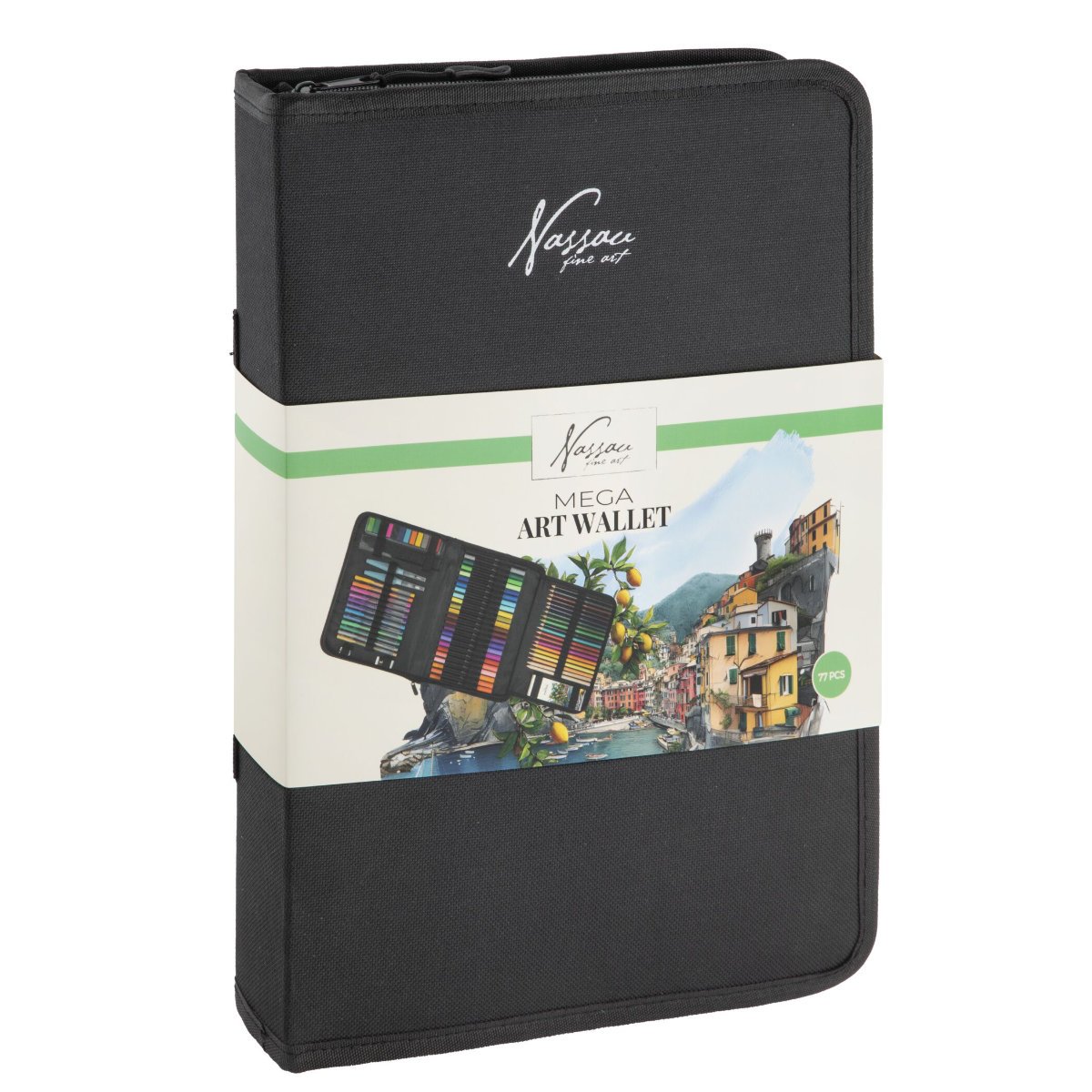 Totum Mega Fine Art Wallet Set Drawing Colouring Artist - 77 Piece