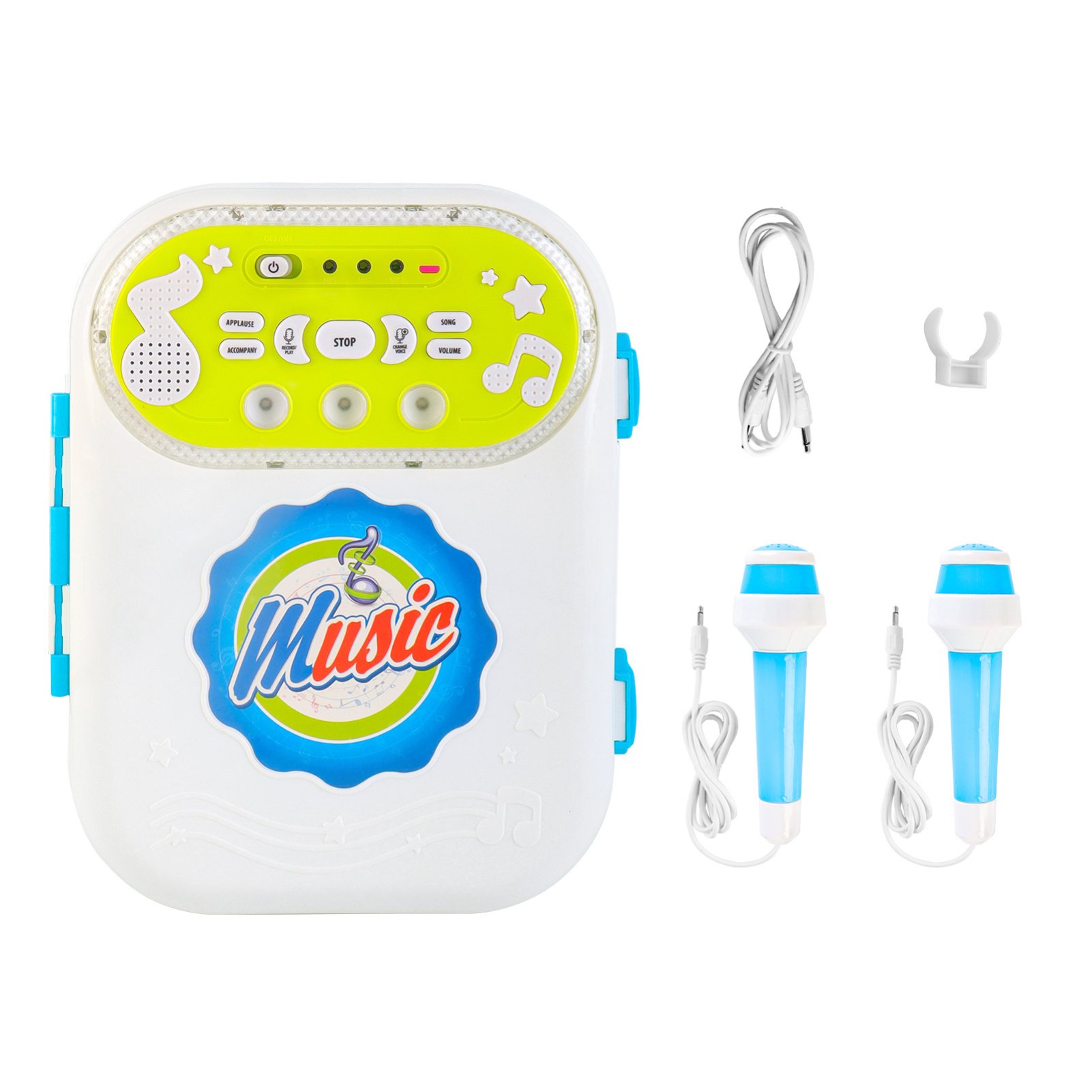deAO Karaoke Machine Play Set - Blue