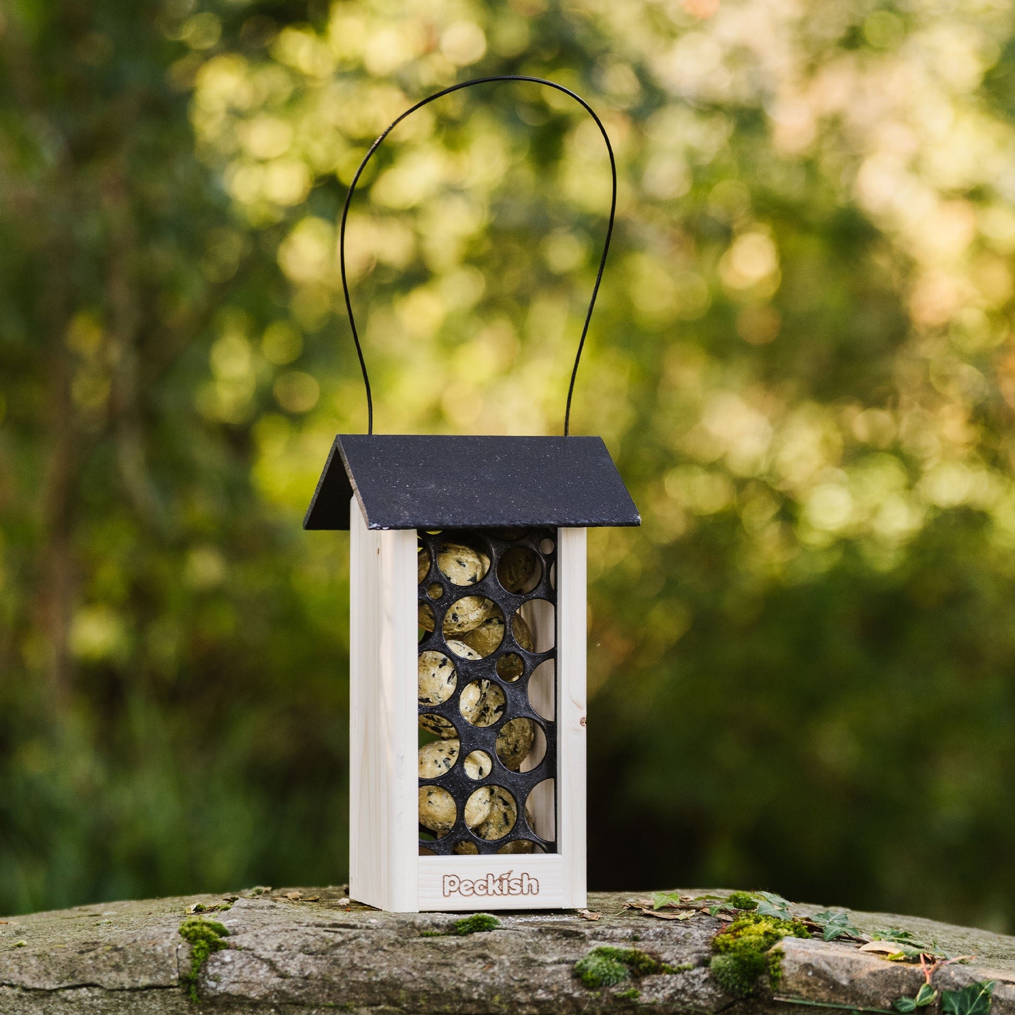 Peckish Woodland Feast Energy Ball Tower Feeder - Holds 5 Energy Balls