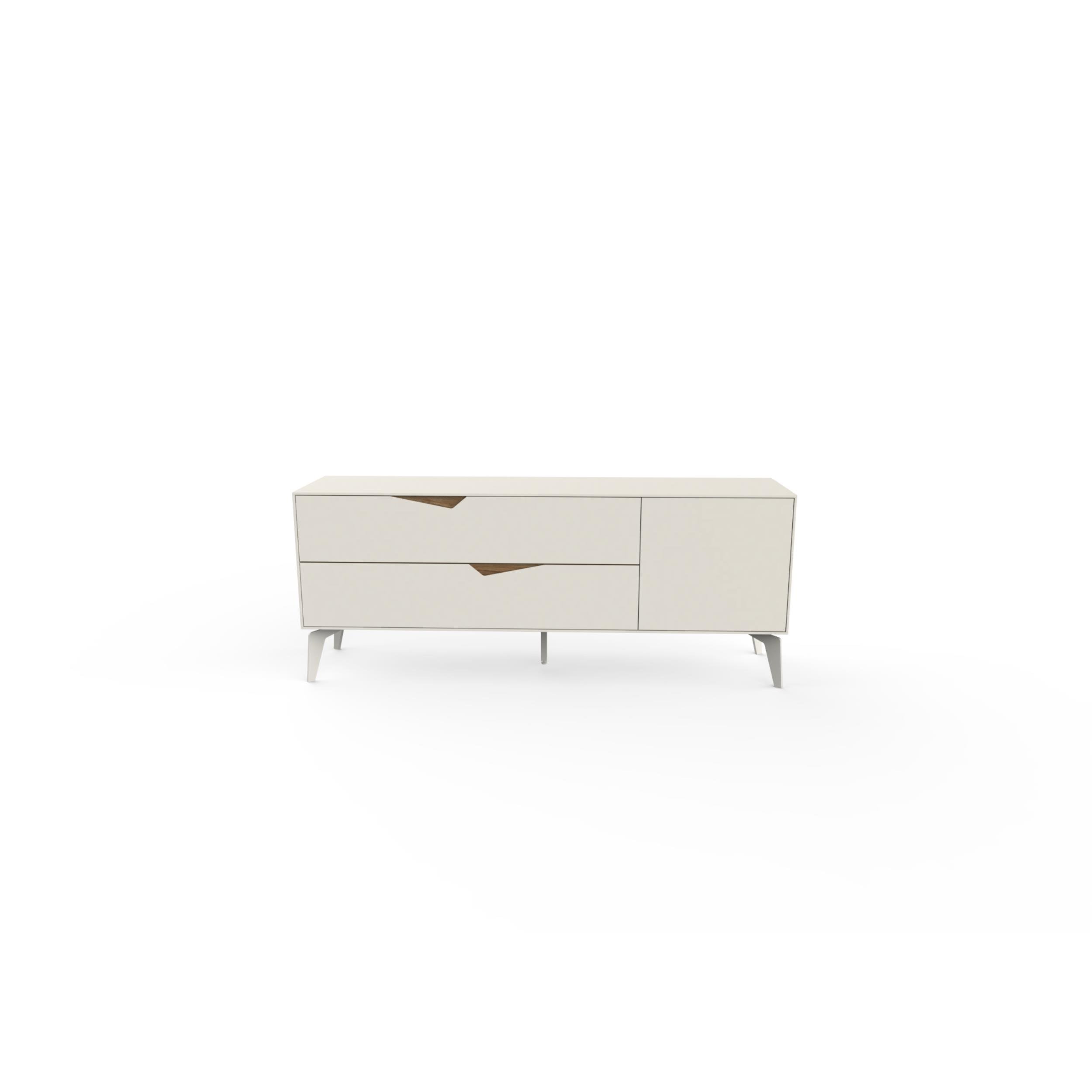 Decortie Jaden Particleboard TV Unit - Sandstone & Whiskey Oak