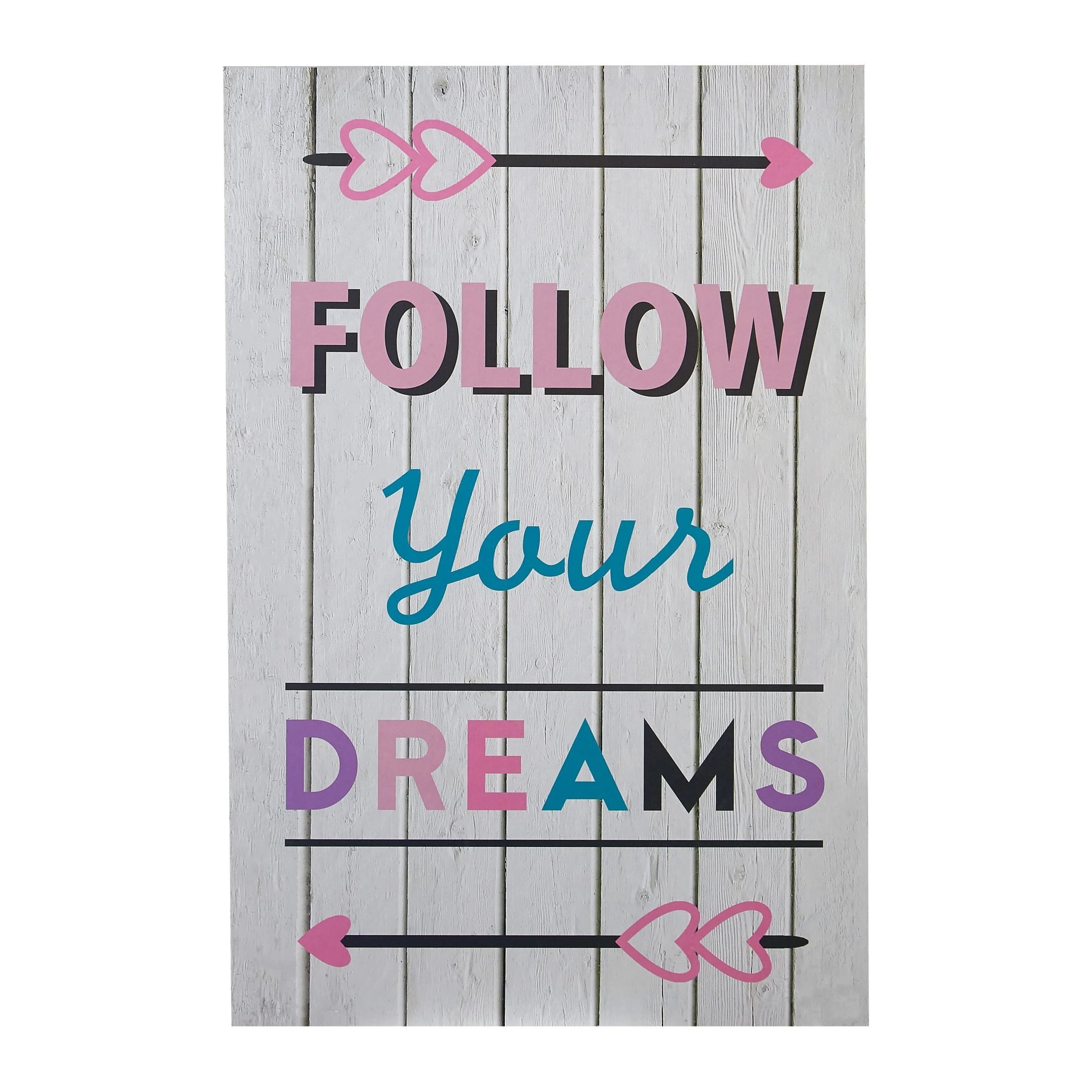 Orsina Kids Follow Your Dreams Wall Plaque