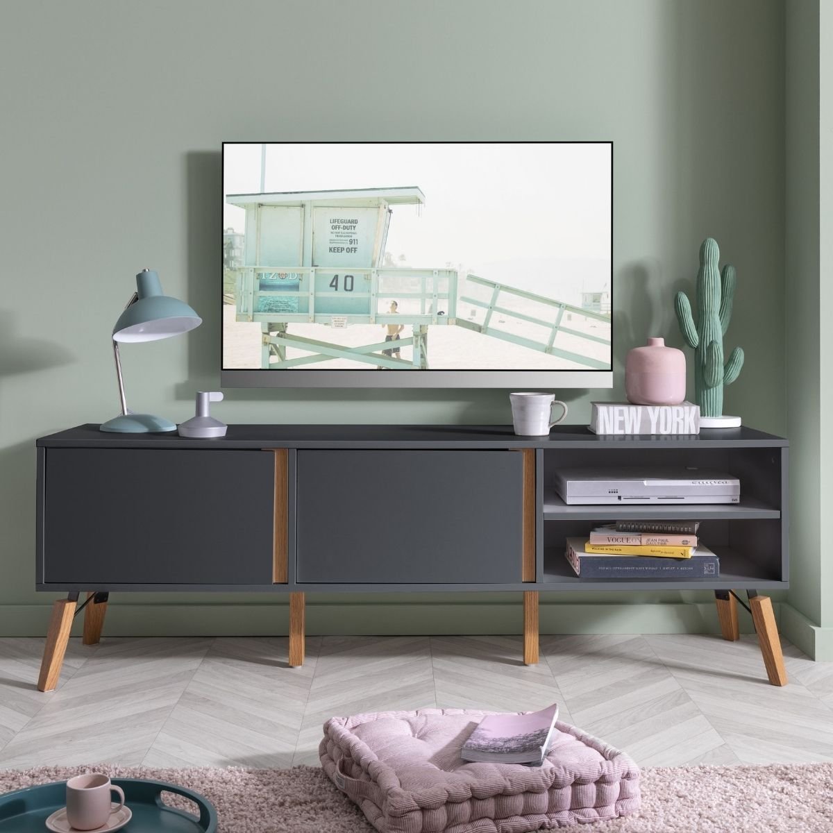 Noa & Nani Otto TV Unit - Grey