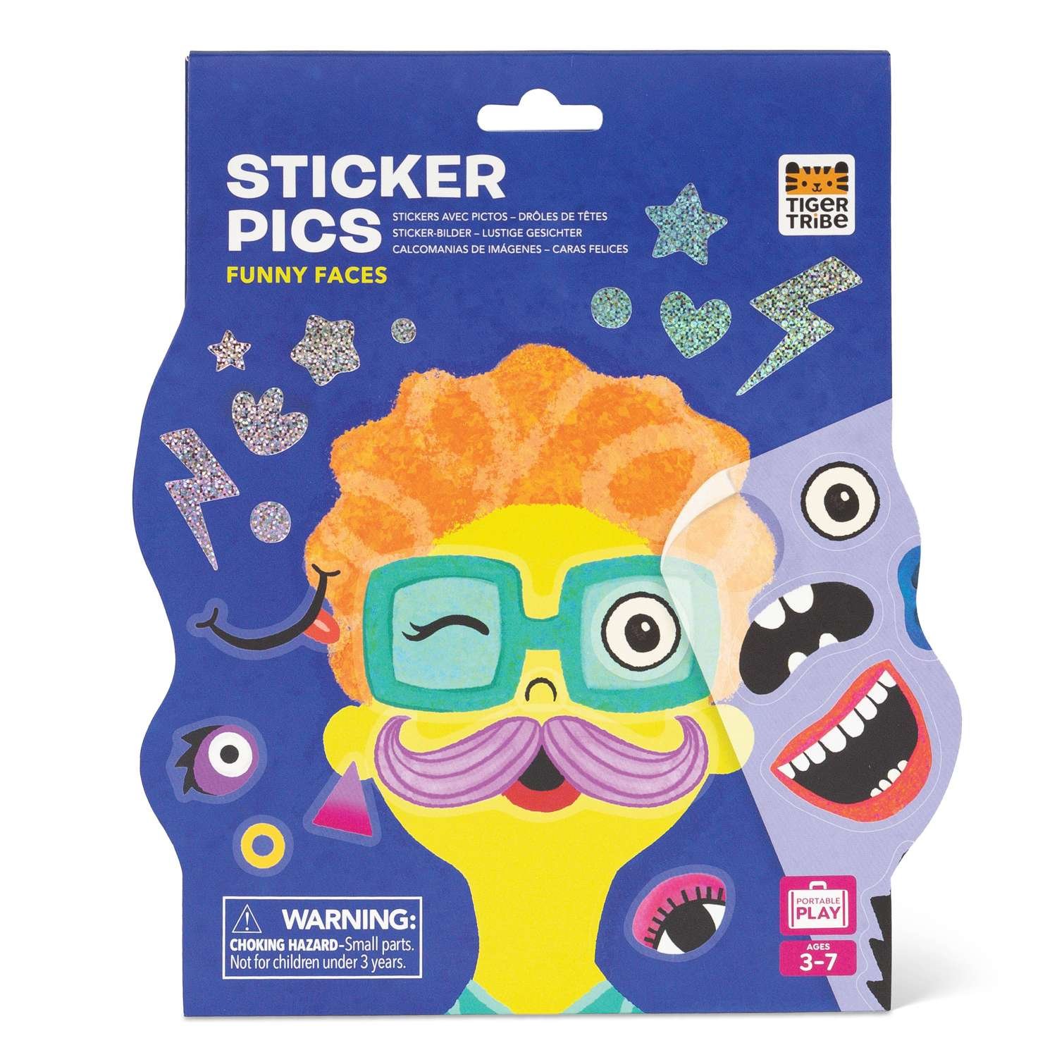 Tiger Tribe Sticker Pics - Funny Faces 3 Years +