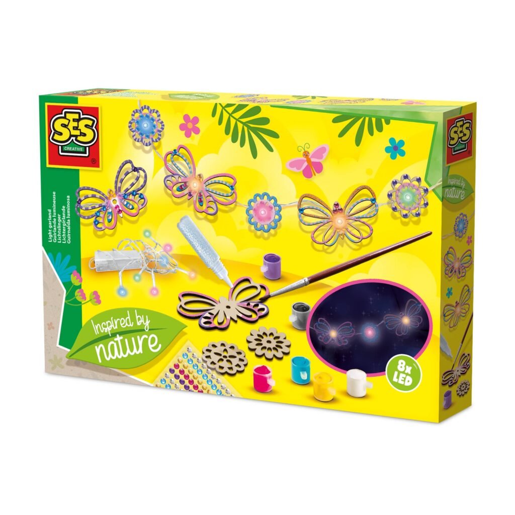 SES Creative Paint Your Own Light Garland Craft Set