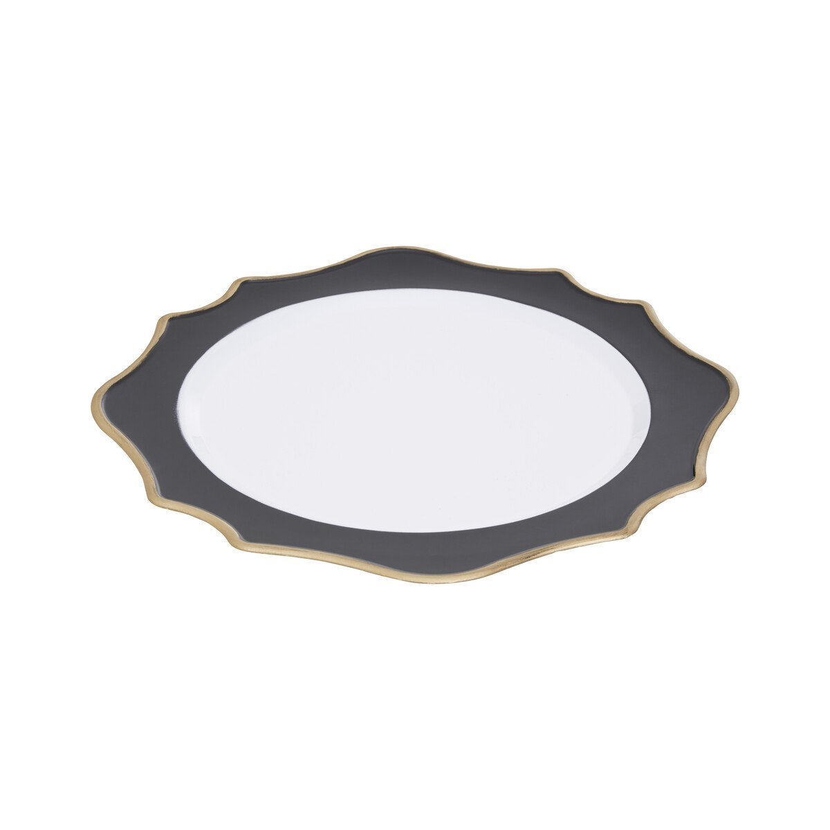 Orsina Dia Round Charger Plate - White
