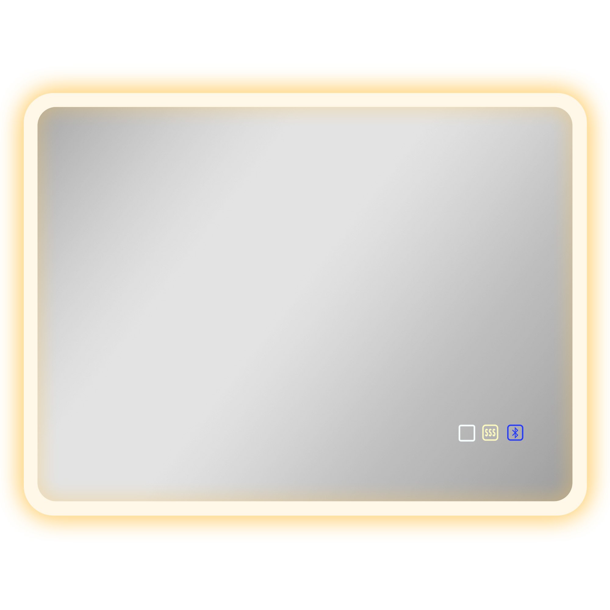 HOMCOM Anti Fog Backlit Illuminated Bathroom Mirror