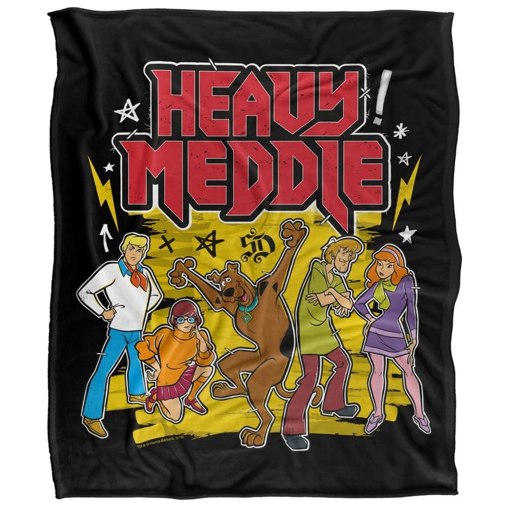 Scooby Doo Heavy Meddle Soft Touch Blanket - 152cm x 127cm