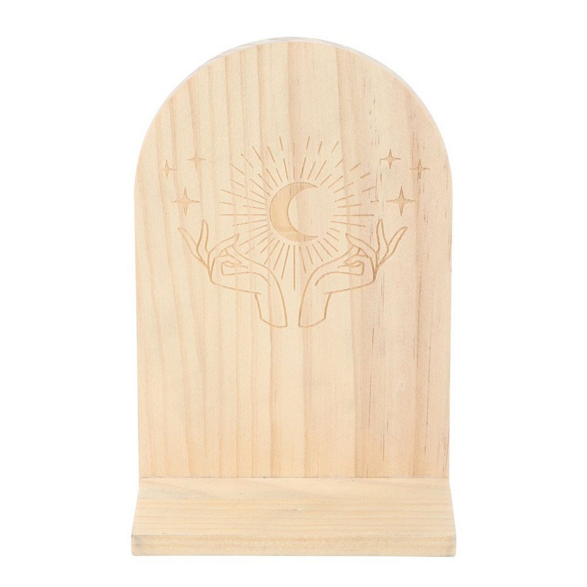 Something Different Mystical Hands Incense Holder Shelf - Natural