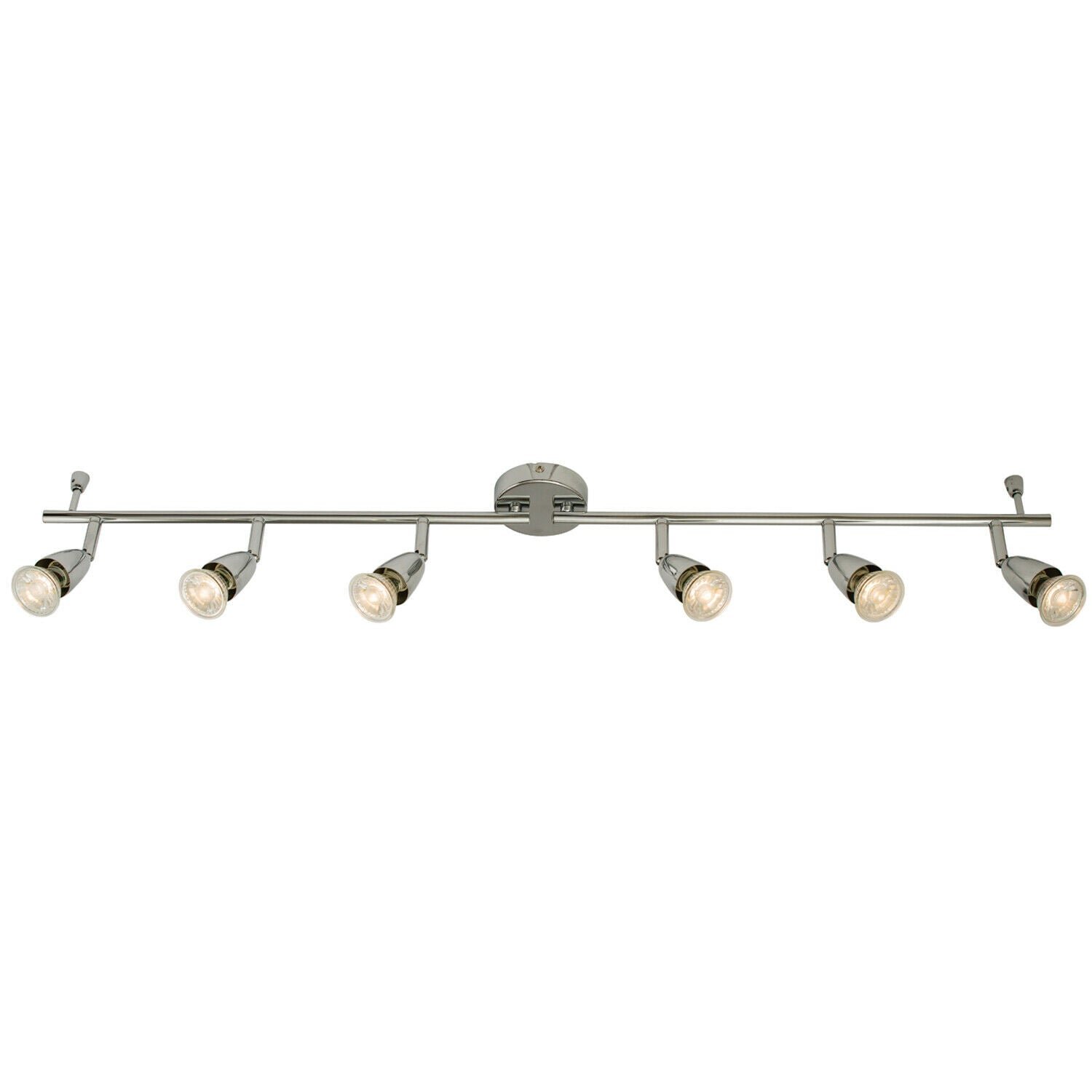 Loops Direct Amalfi Steel 6-Light Ceiling Spotlight - Chrome