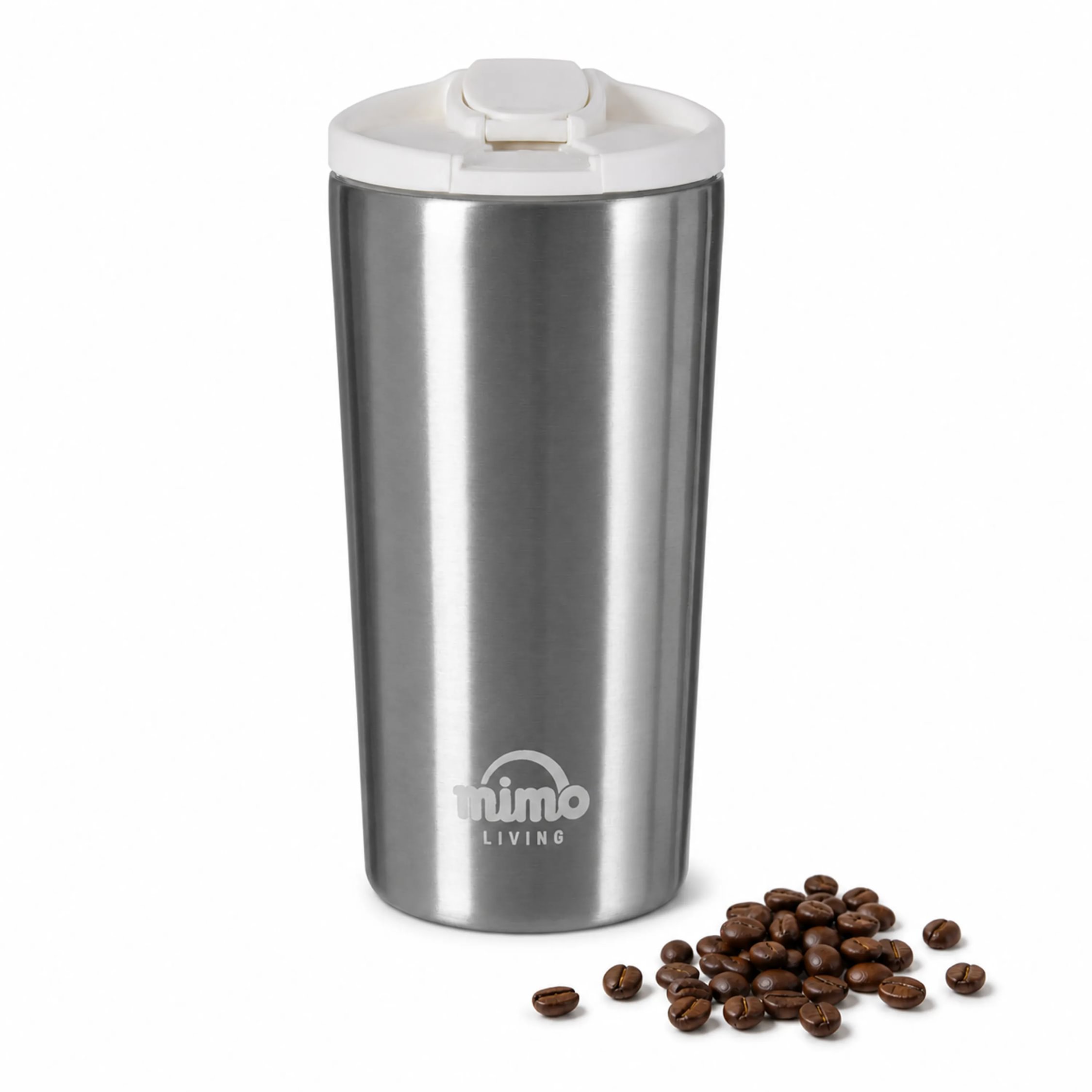 Orsina Mimo 250ml Mug – Silver and White