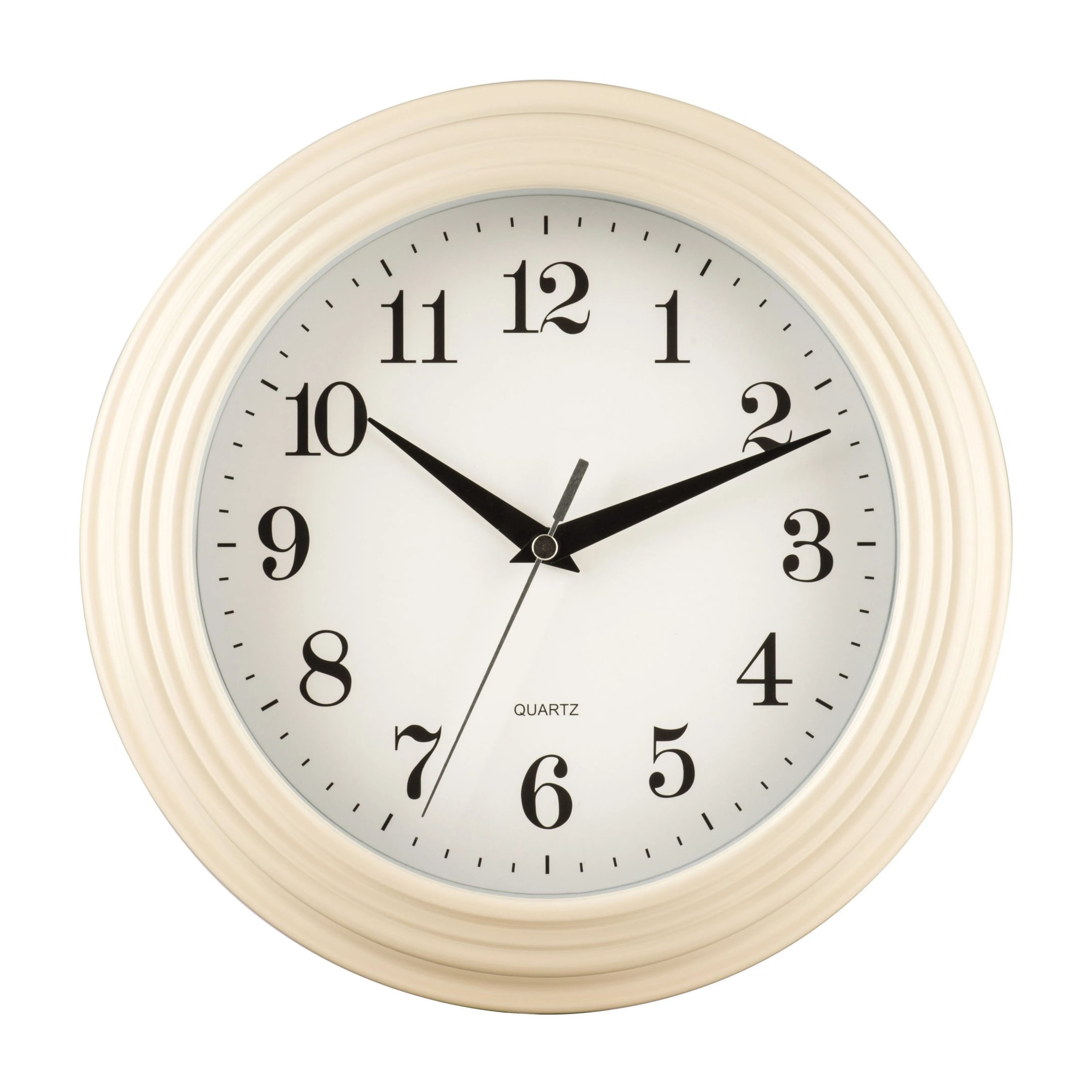 Orsina Elliot 25cm Dia Vintage Wall Clock - Cream