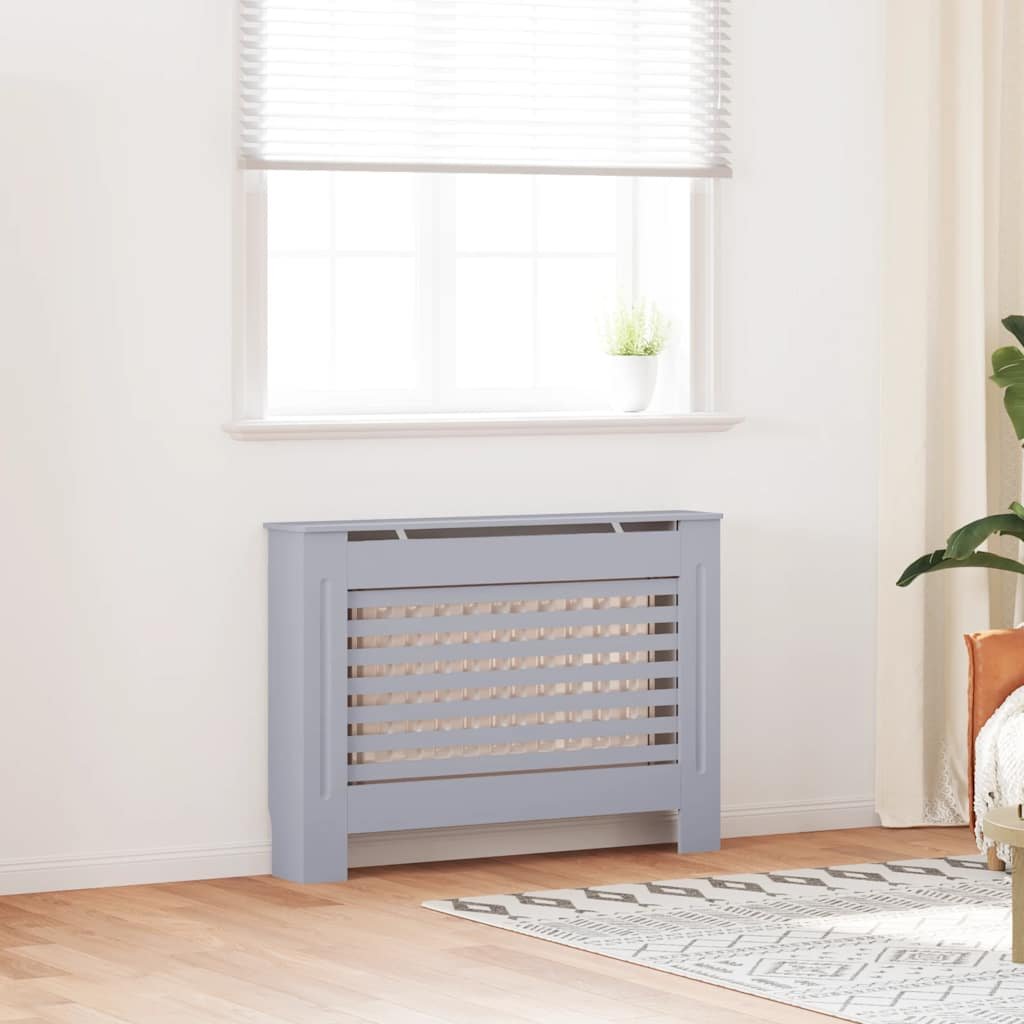 Walplus MDF Radiator Cover - Anthracite - 112 x 19 x 81.5 cm