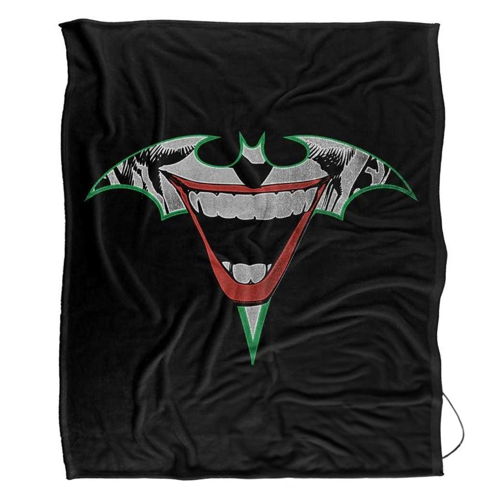 Batman The Joker Bat Soft Touch Blanket - 152cm x 127cm