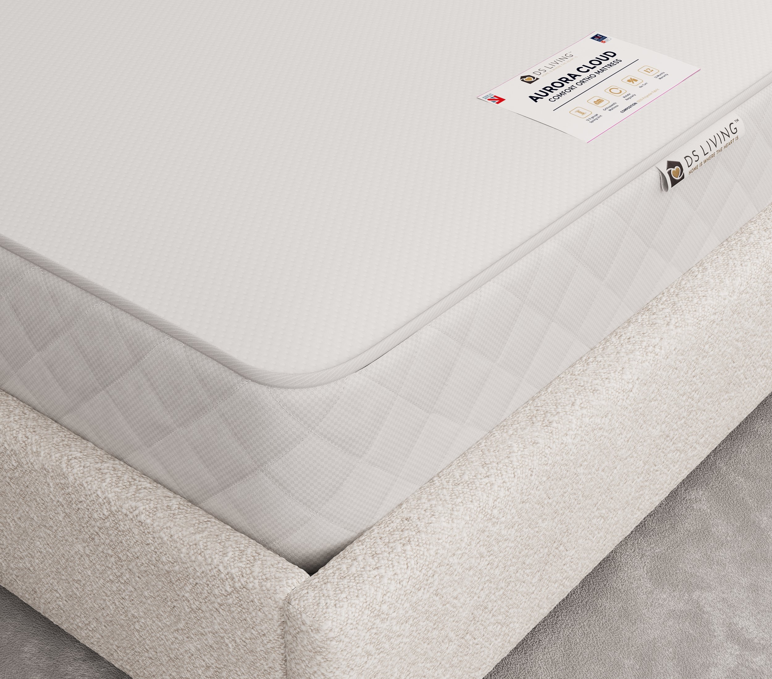 DS Living Premium Comfort Orthopaedic Reflex Foam Mattress - King Size