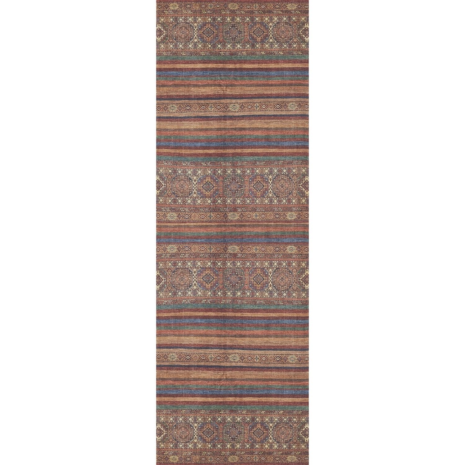 The Rugs Brown Zahra Persian Classic Runner Rug - 60 x 180cm