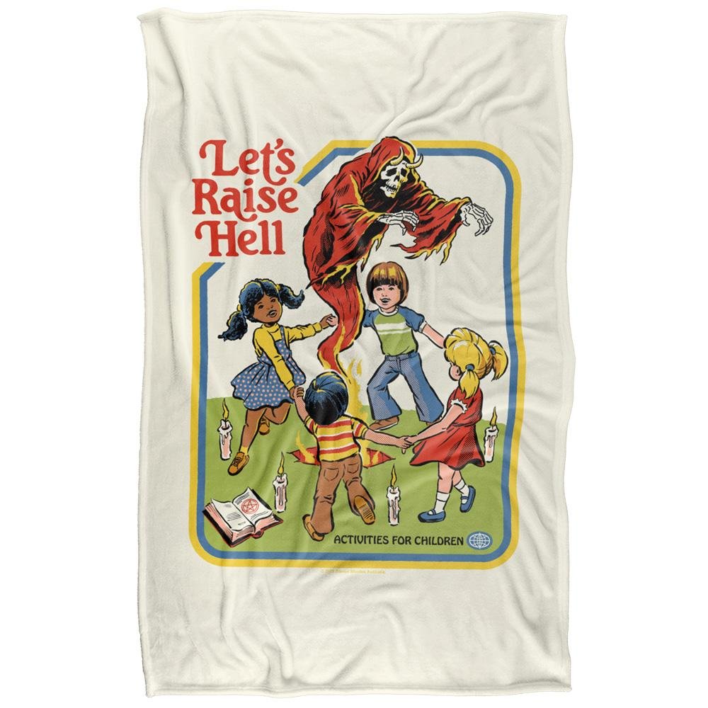 Steven Rhodes Lets Raise Hell Soft Touch Blanket - 147cm x 91cm