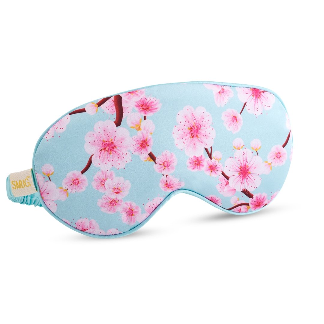 SMUG Satin Sleep Mask - Cherry Blossom Print
