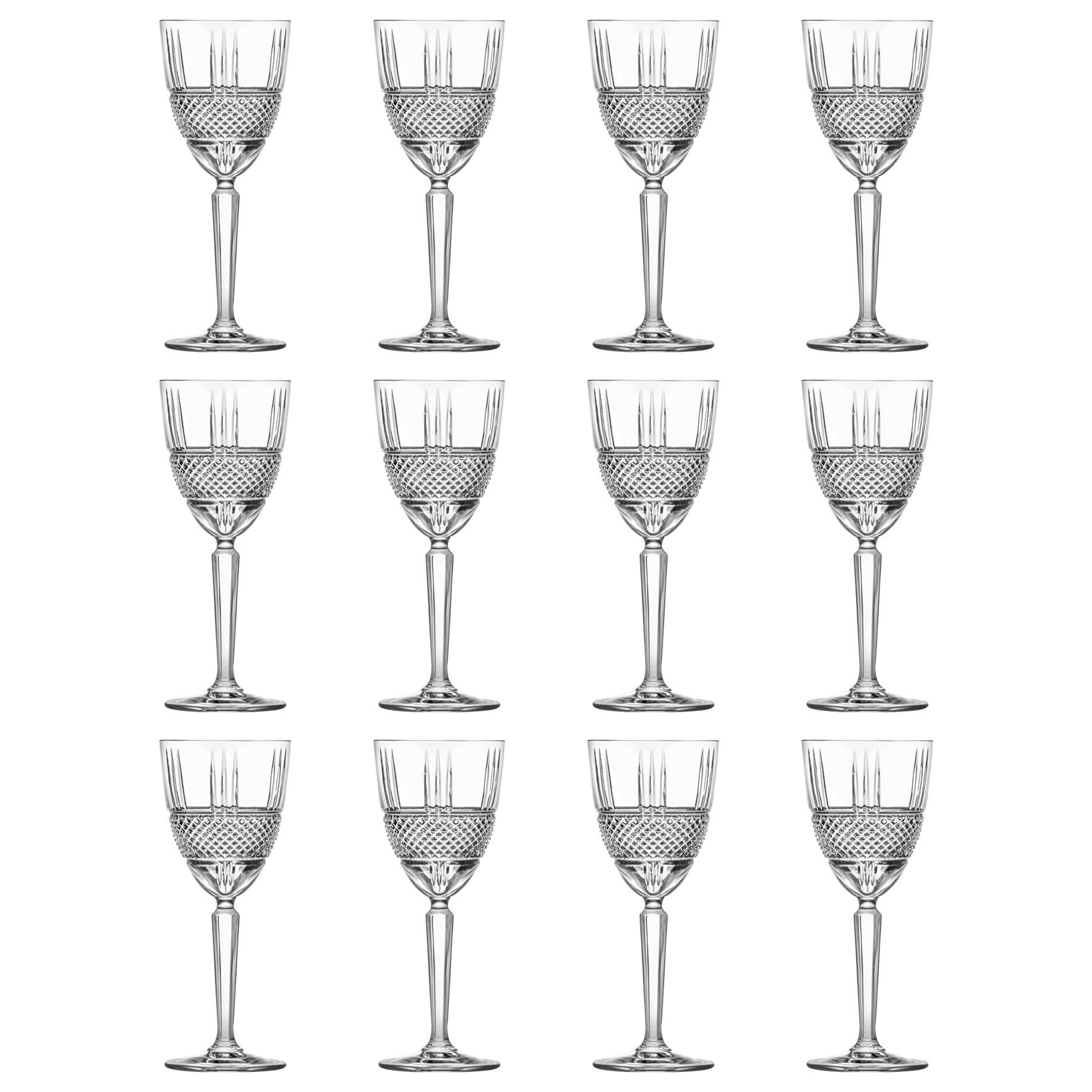 RCR Crystal Brillante Wine Glasses 230ml - Pack of 12