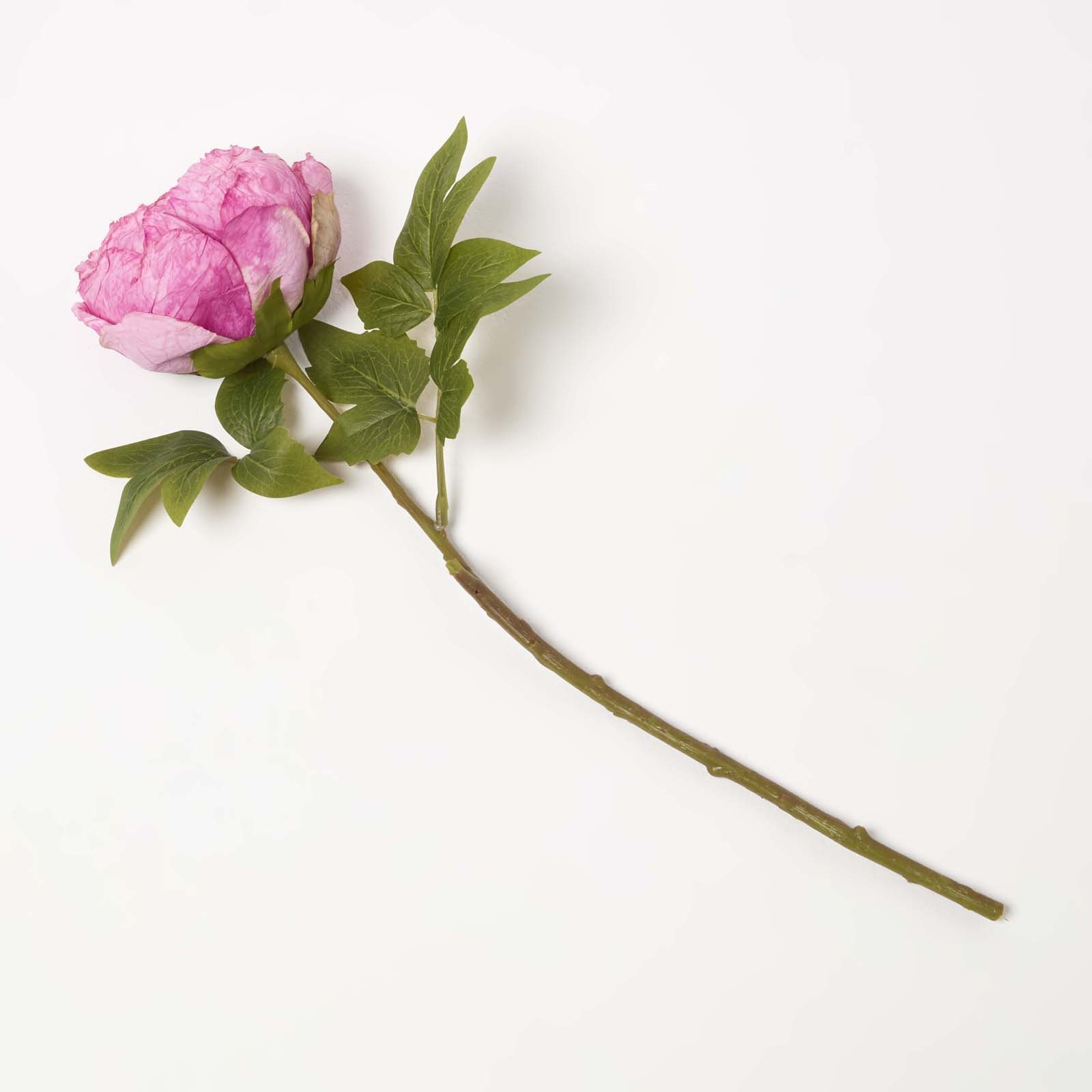 Homescapes Handcrafted Artificial Peony Flower Stem - Pink