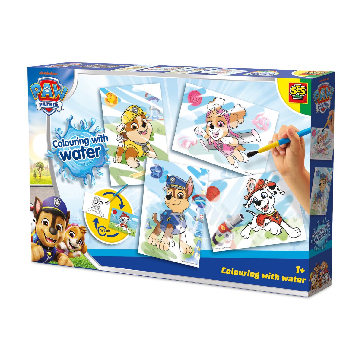 SES Creative Paw Patrol Colour with Water Magic Painting Playset