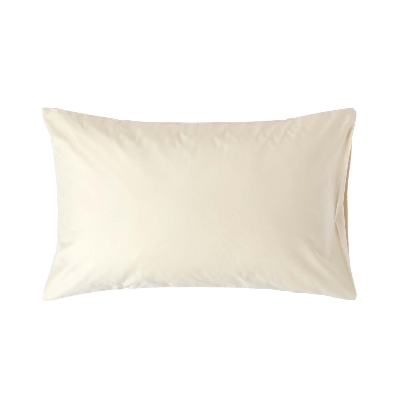 Homescapes Egyptian Cotton Sateen Pillowcase - Cream