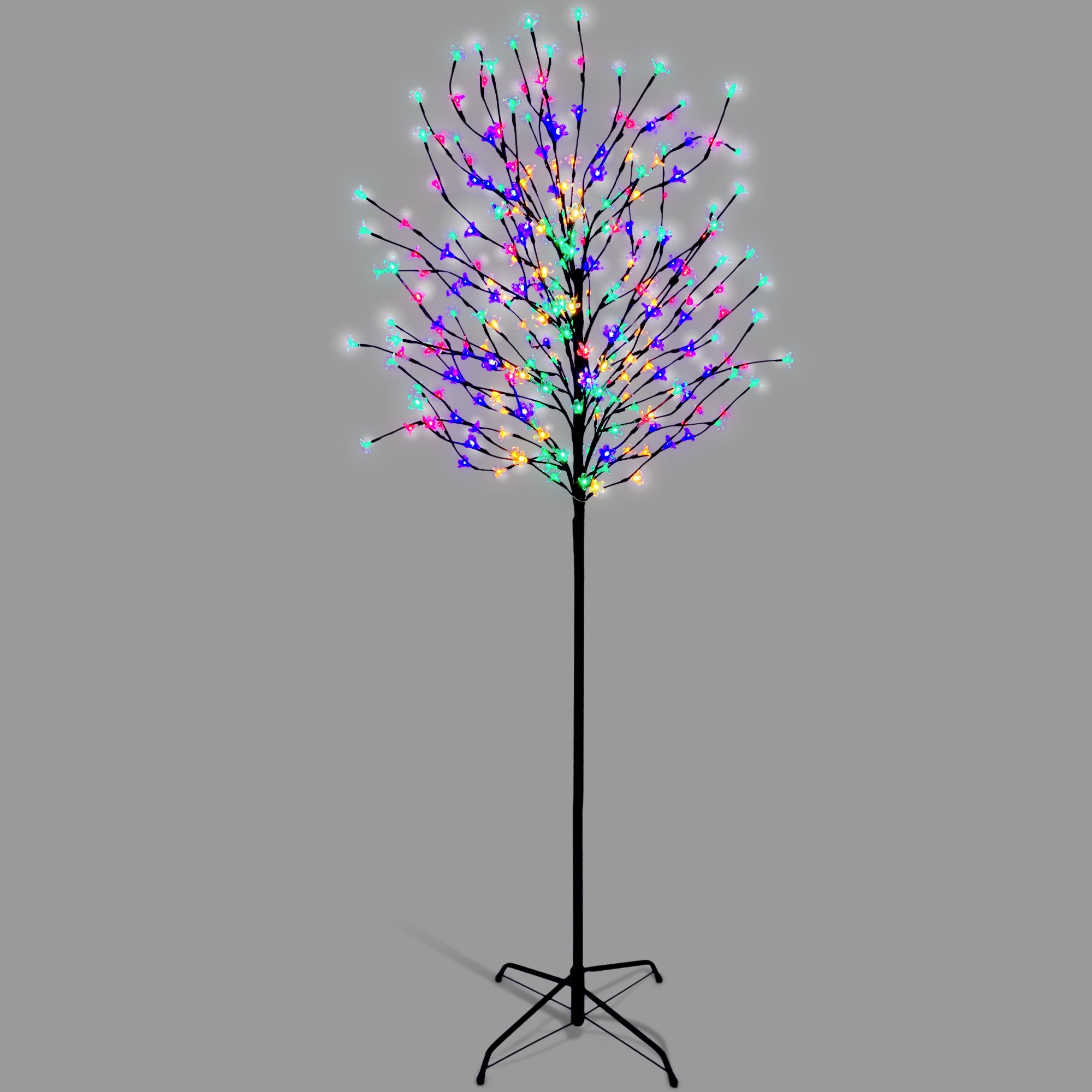 NETTA 6FT 300 LED Indoor Outdoor Cherry Blossom Tree - Multi Colour