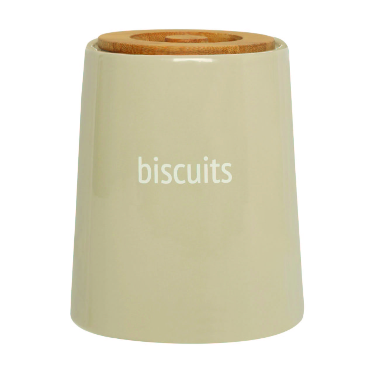 Orsina Fletcher Ceramic Biscuit Canister – Beige