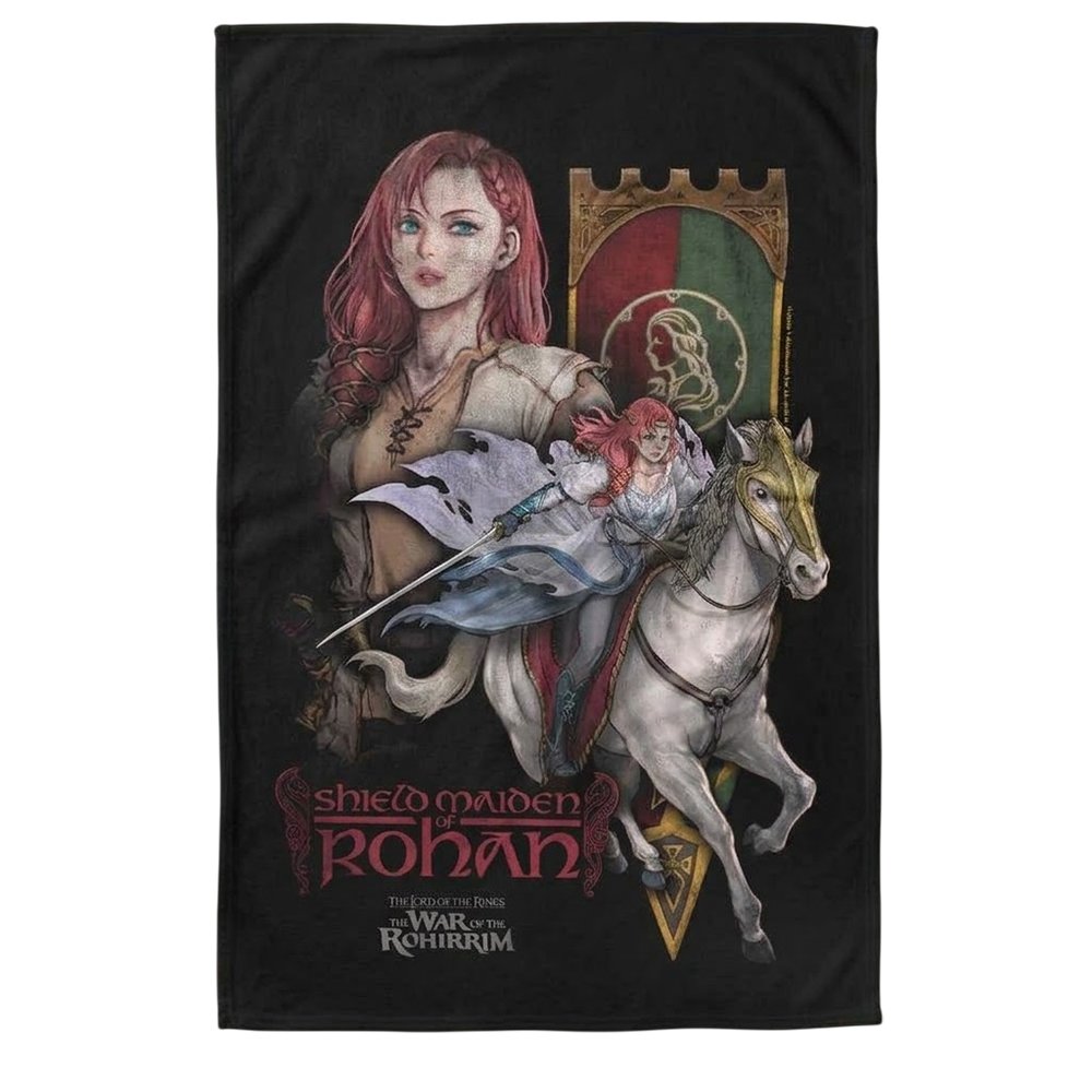 The Lord of the Rings: The Rohirrim Shield Maiden Hera Blanket - 152cm x 127cm