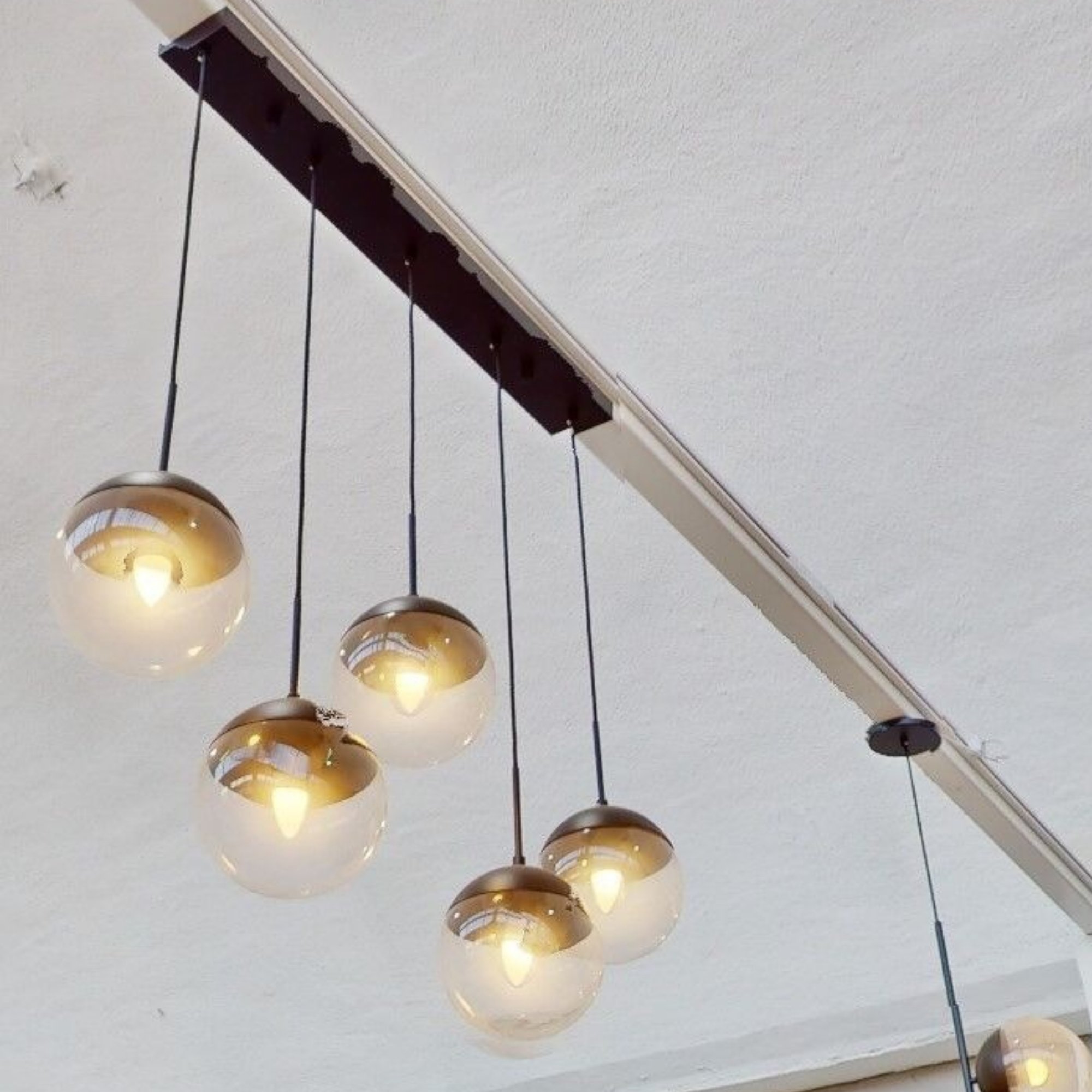 Orsina Revive Glass Shades Pendant Light - Clear