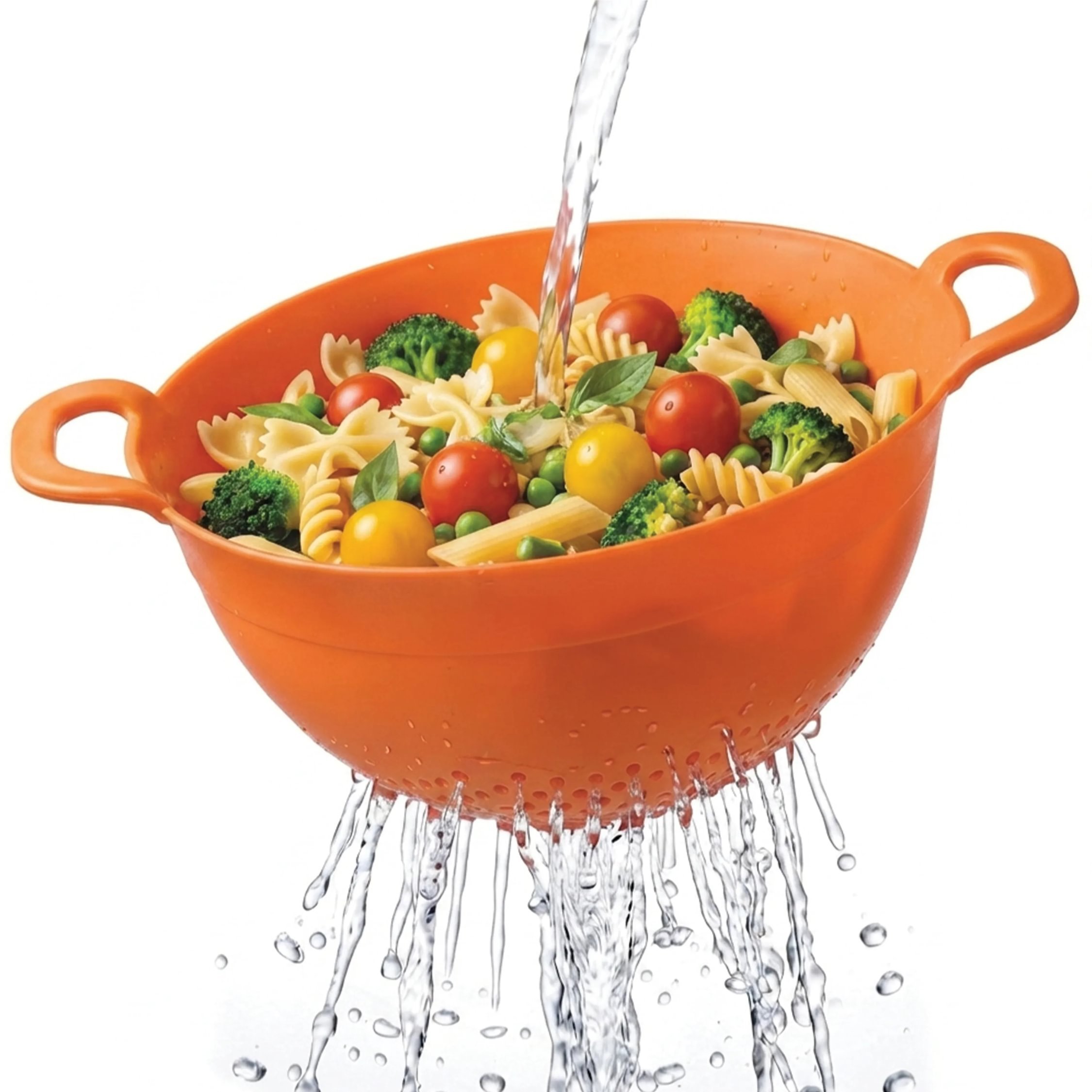 Orsina Elon Large Plastic Colander – Orange