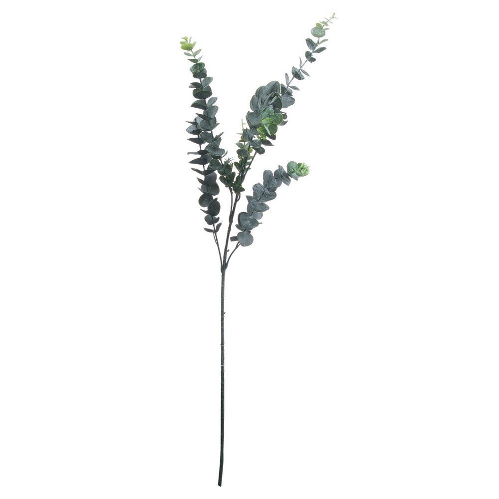 Hill Interiors Artificial Tall Single Stem Silver Dollar Eucalyptus - Green