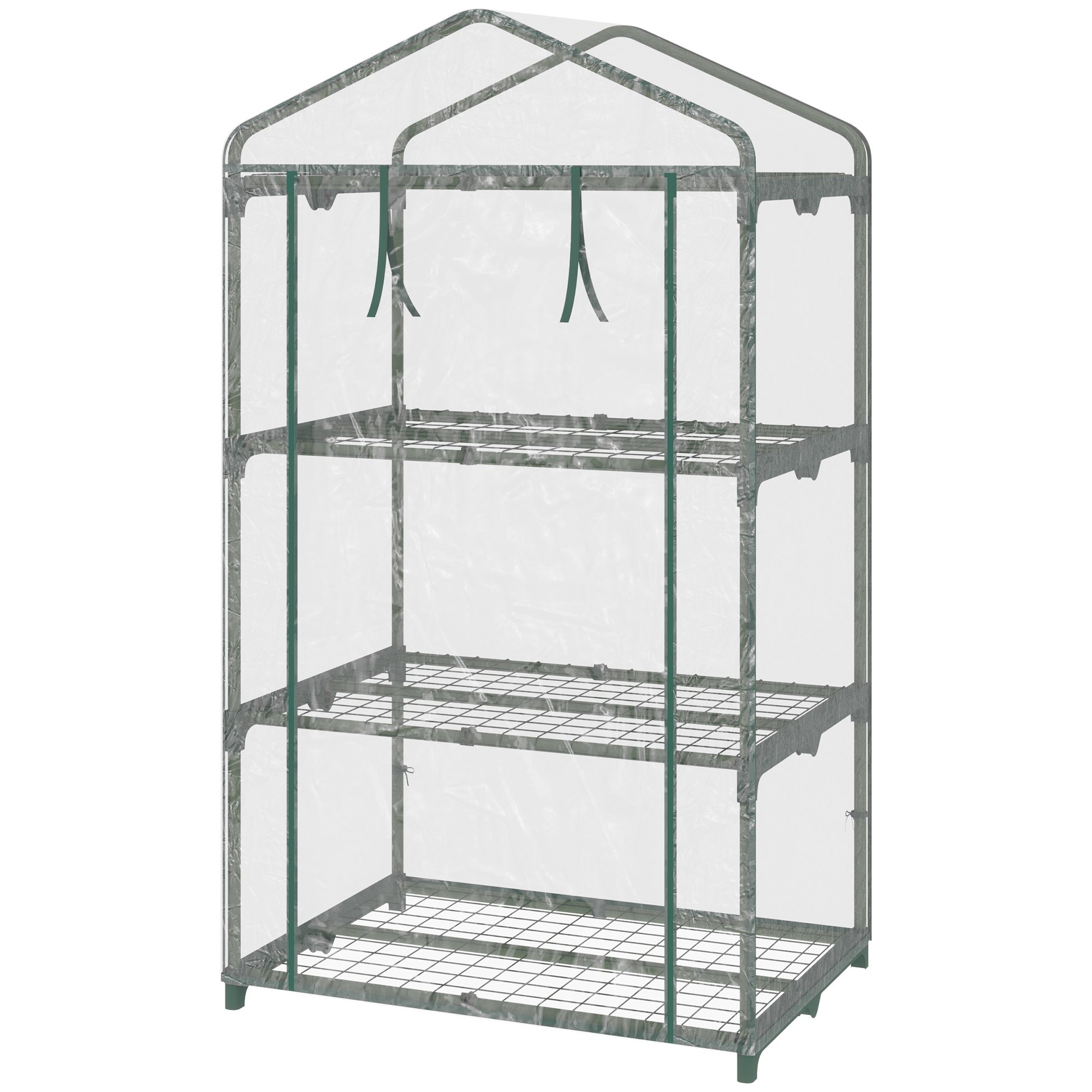 Outsunny PVC Mini Greenhouse – Clear