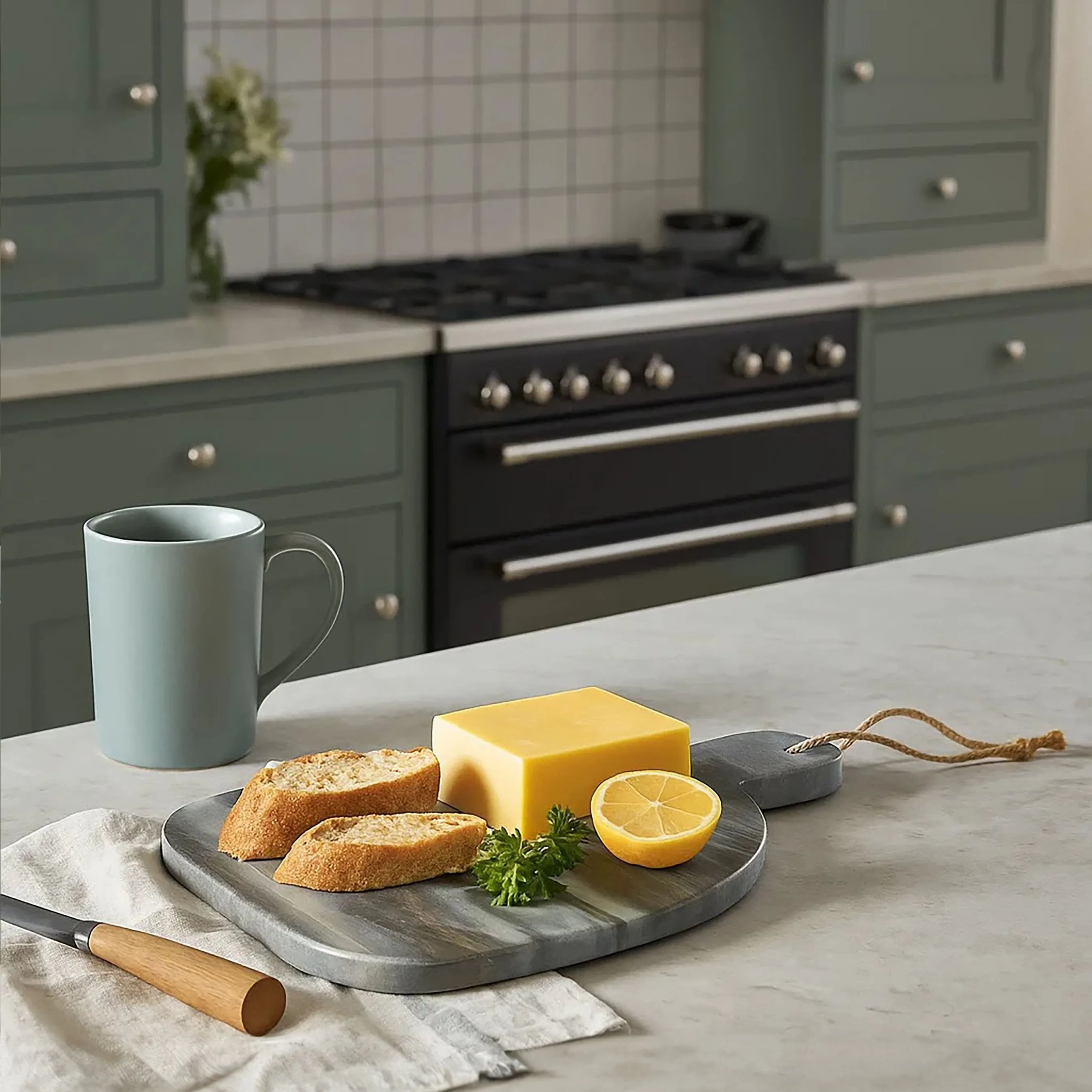 Orsina Marmore Marble Chopping And Serving Board - Grey