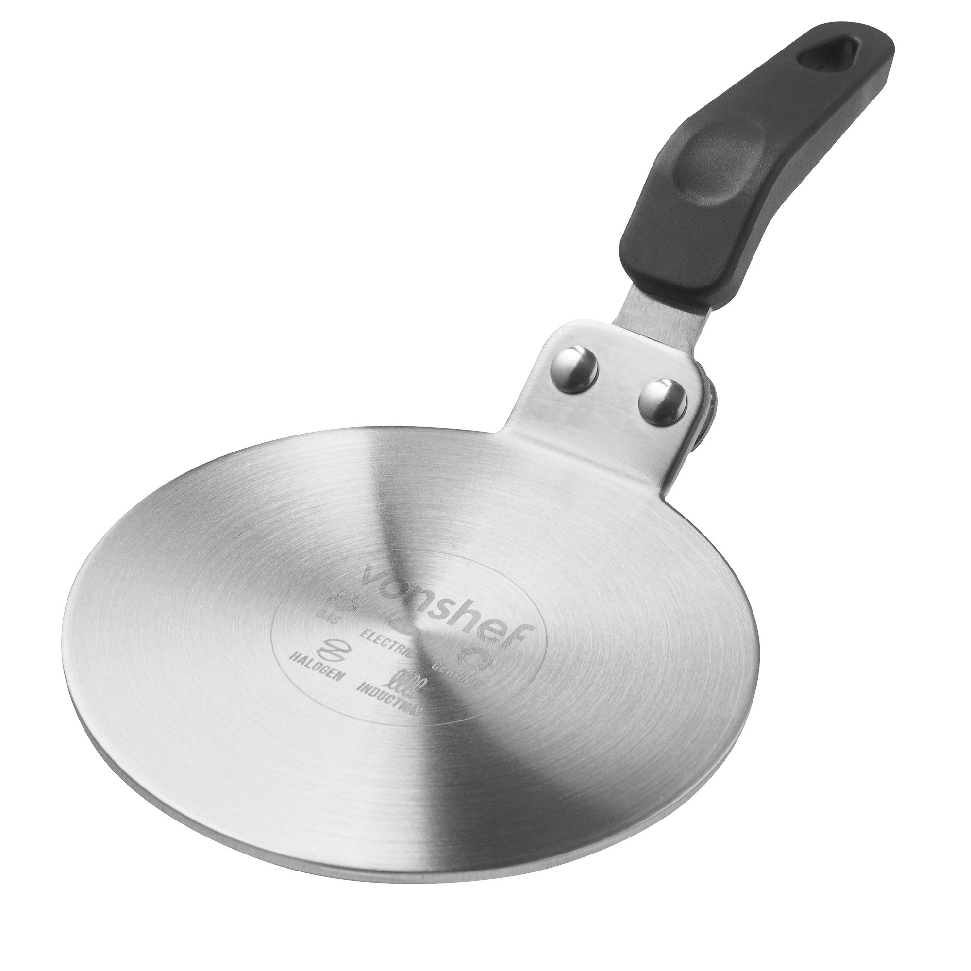 Vonshef Induction Hob Adapter, 13cm Converter Ideal for Moka Pots