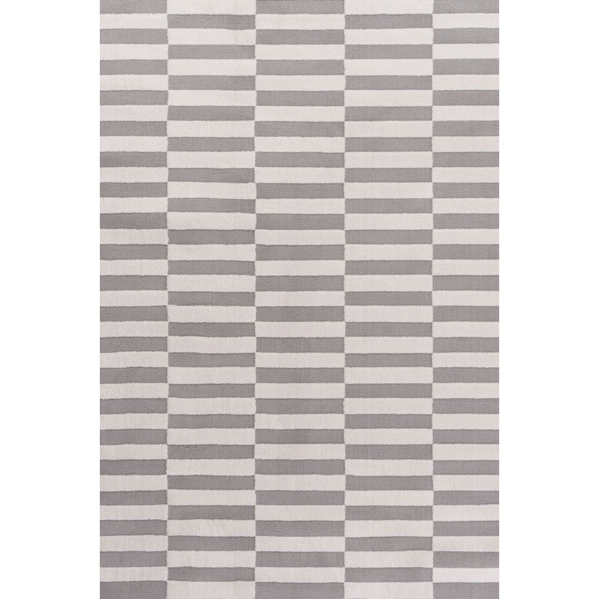 The Rugs Grey Loft Striped Rug - 80 x 150cm