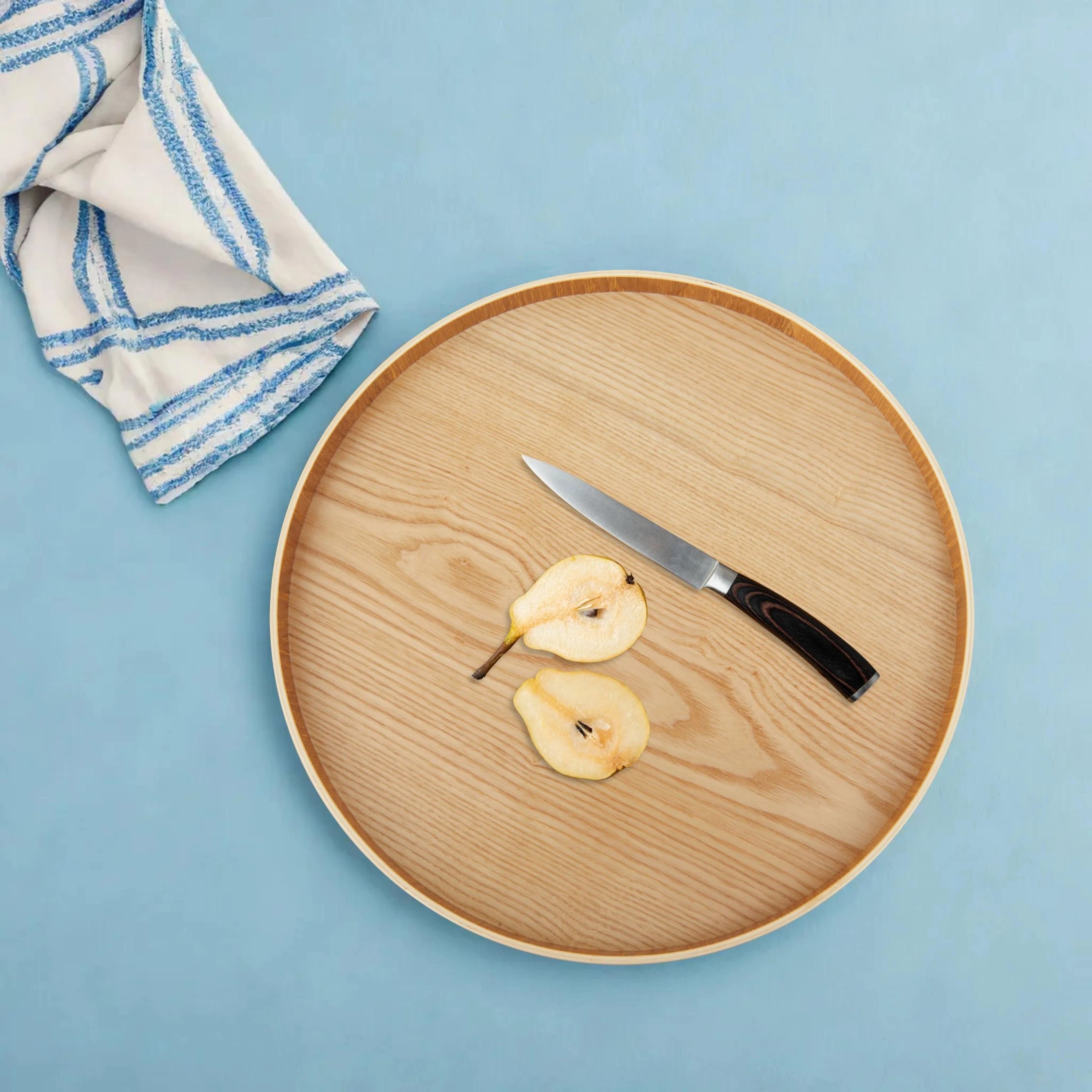 Orsina Bessan Large Fir Wood Tray – Natural